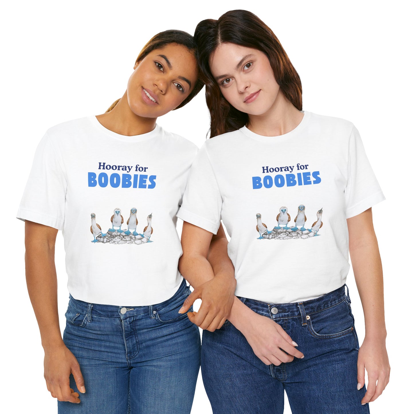 Hooray for Boobies Unisex Jersey Tee - Fun Casual Wear for a Playful Spirit