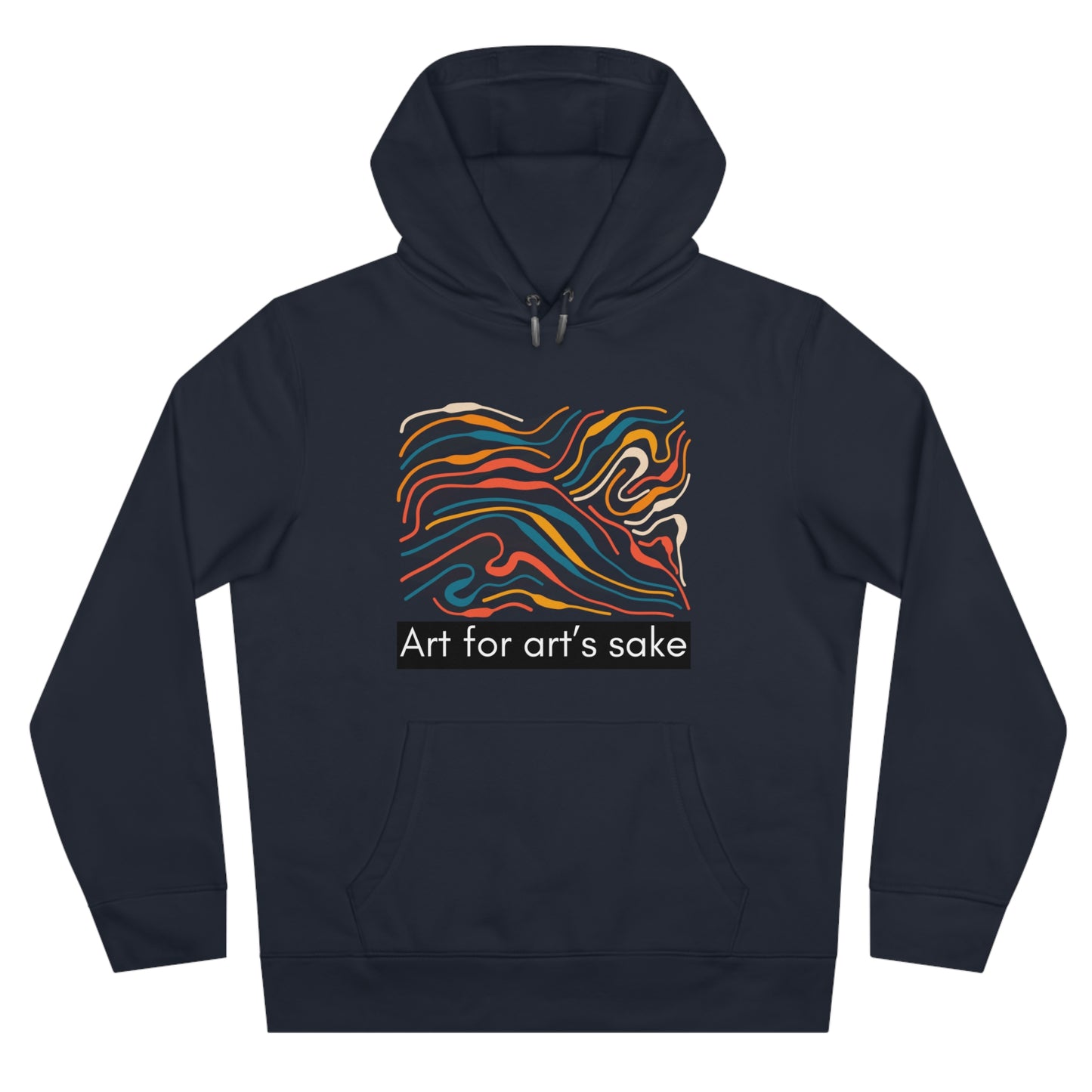 King Hooded Sweatshirt - Artistic Vibes for Creatives