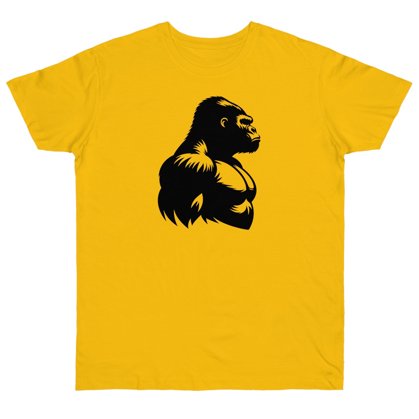 Gorilla Strength T-Shirt - Bold Graphic Tee for Fitness, Animal Lovers, Gym Wear, Unique Gift, Motivation Apparel