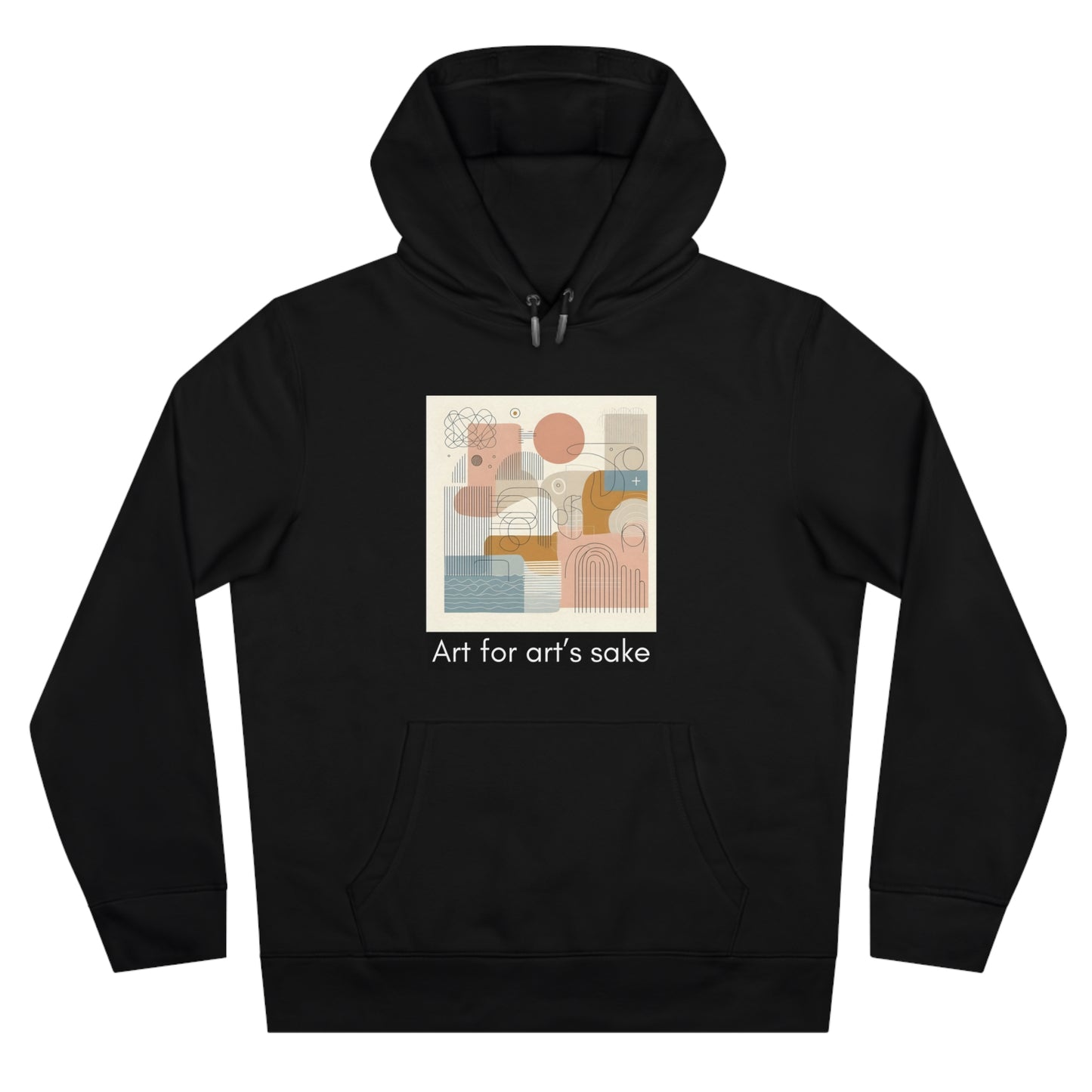 Art for Art's Sake King Hooded Sweatshirt - Cozy Artistic Fashion for Creatives