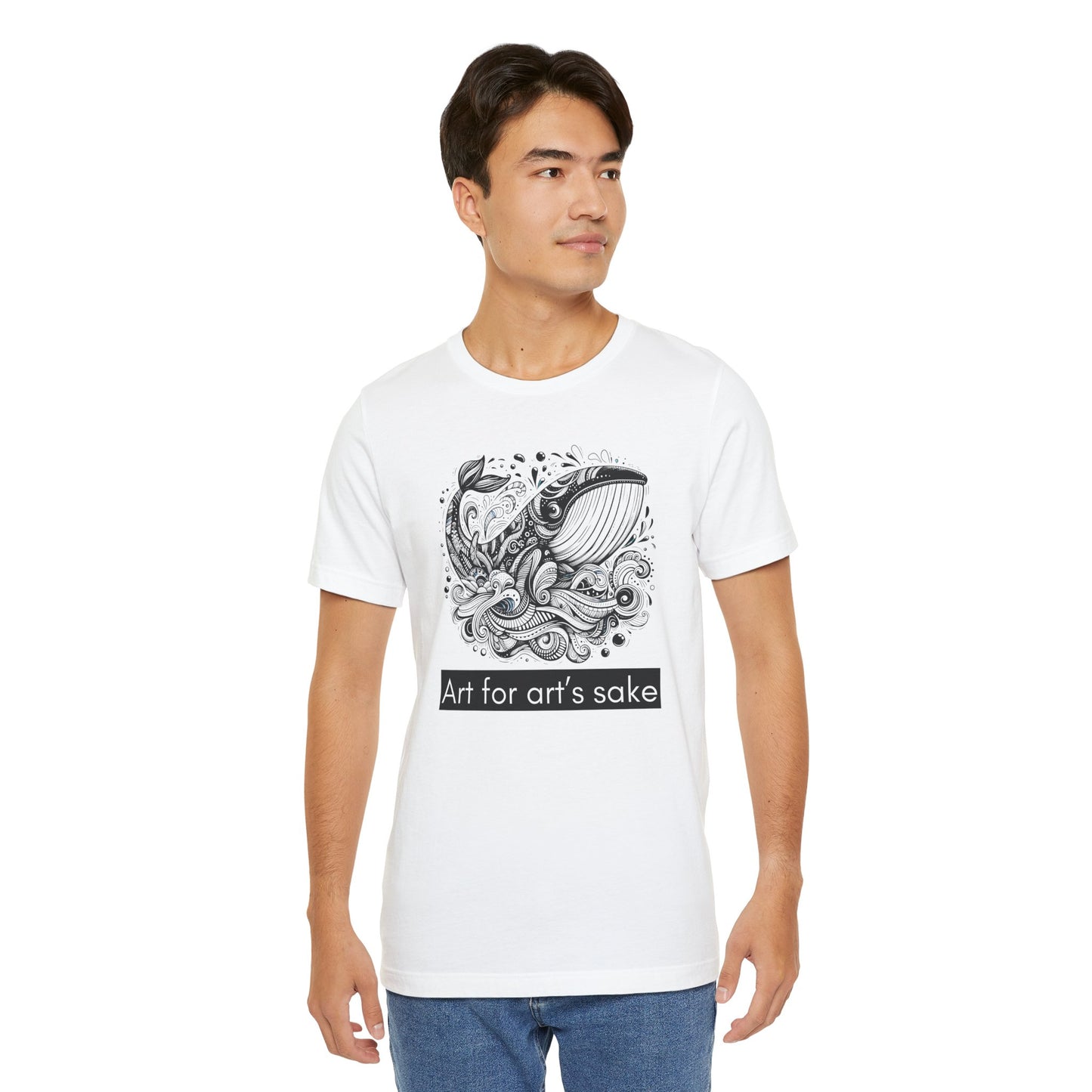 Whale Art Unisex Short Sleeve Tee - 'Art for Art's Sake'