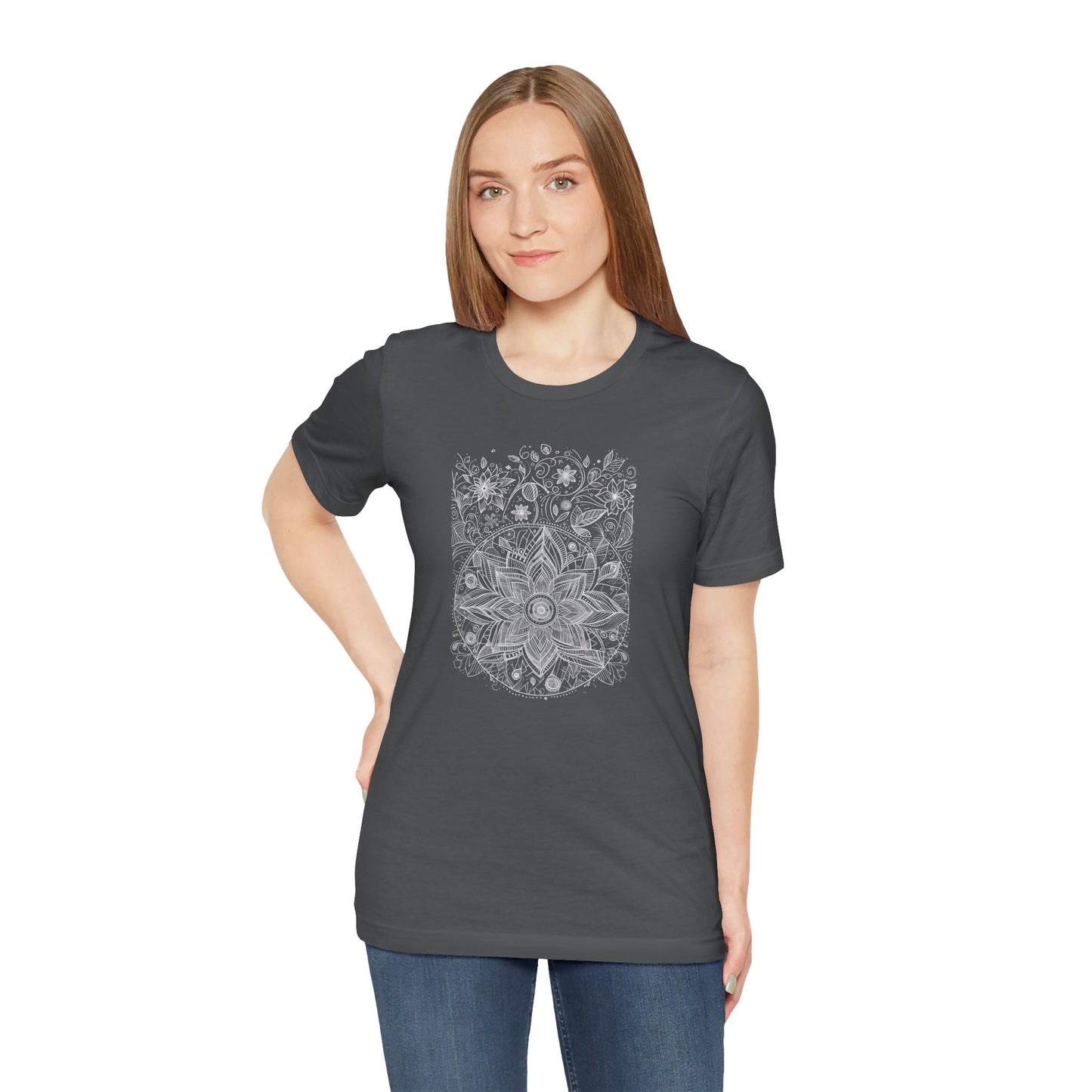Unisex Mandala Tee, Tee shirt, T shirt, Unisex, Graphic Tee, Boho Chic