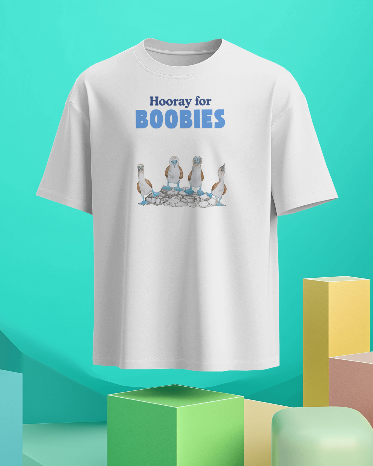 Hooray for Boobies Unisex Jersey Tee - Fun Casual Wear for a Playful Spirit