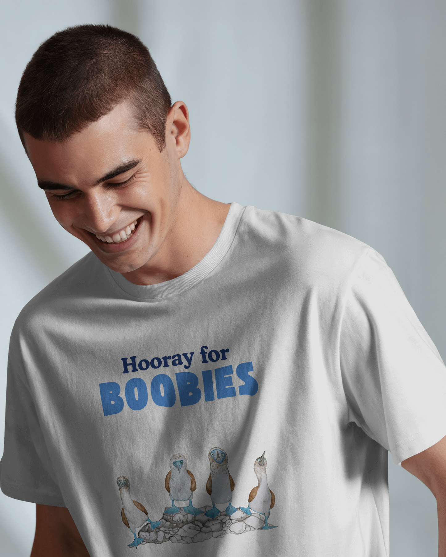 Hooray for Boobies Unisex Jersey Tee - Fun Casual Wear for a Playful Spirit