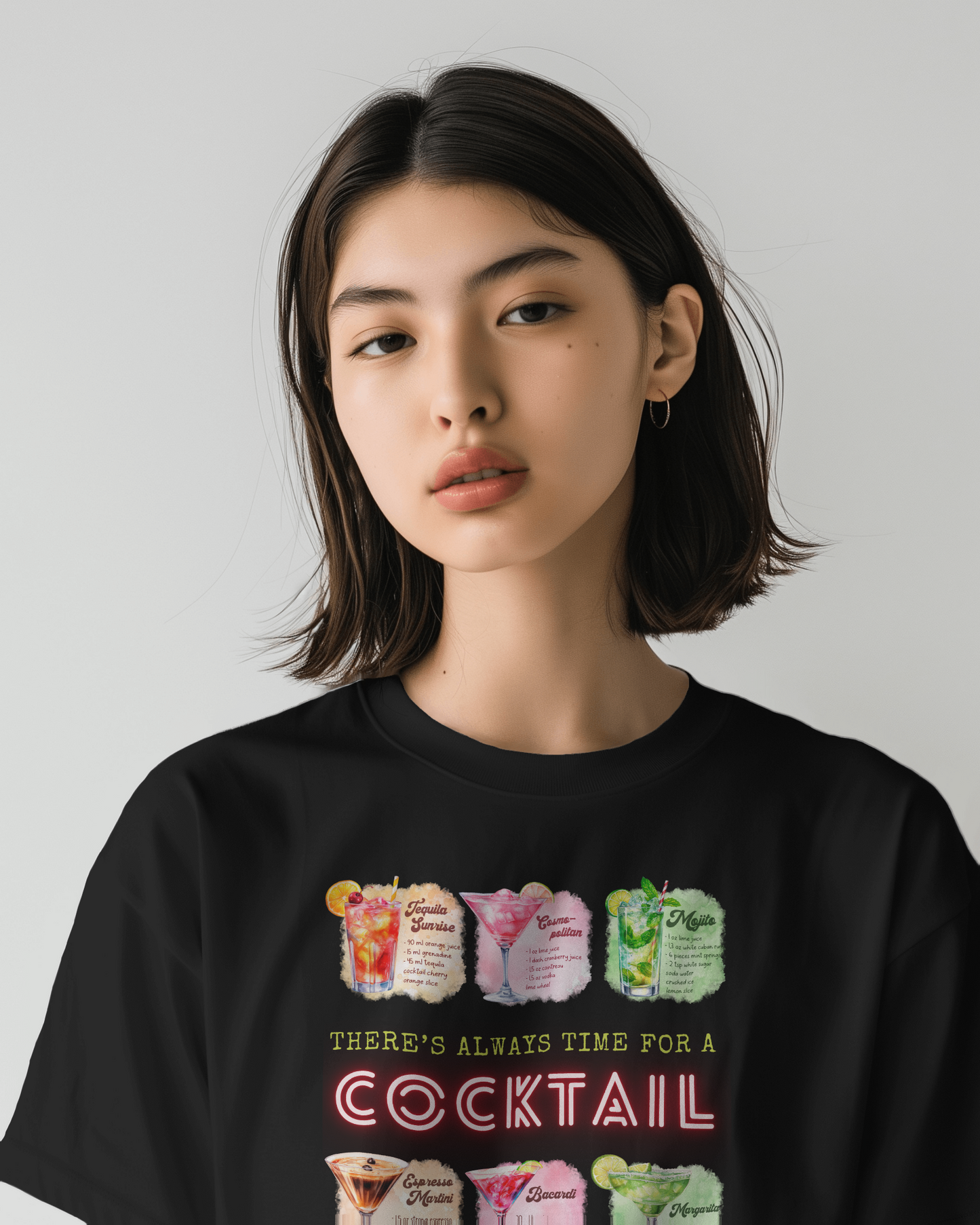 Cocktail Recipe Unisex Short Sleeve Tee - Perfect for Parties and Summer Fun!