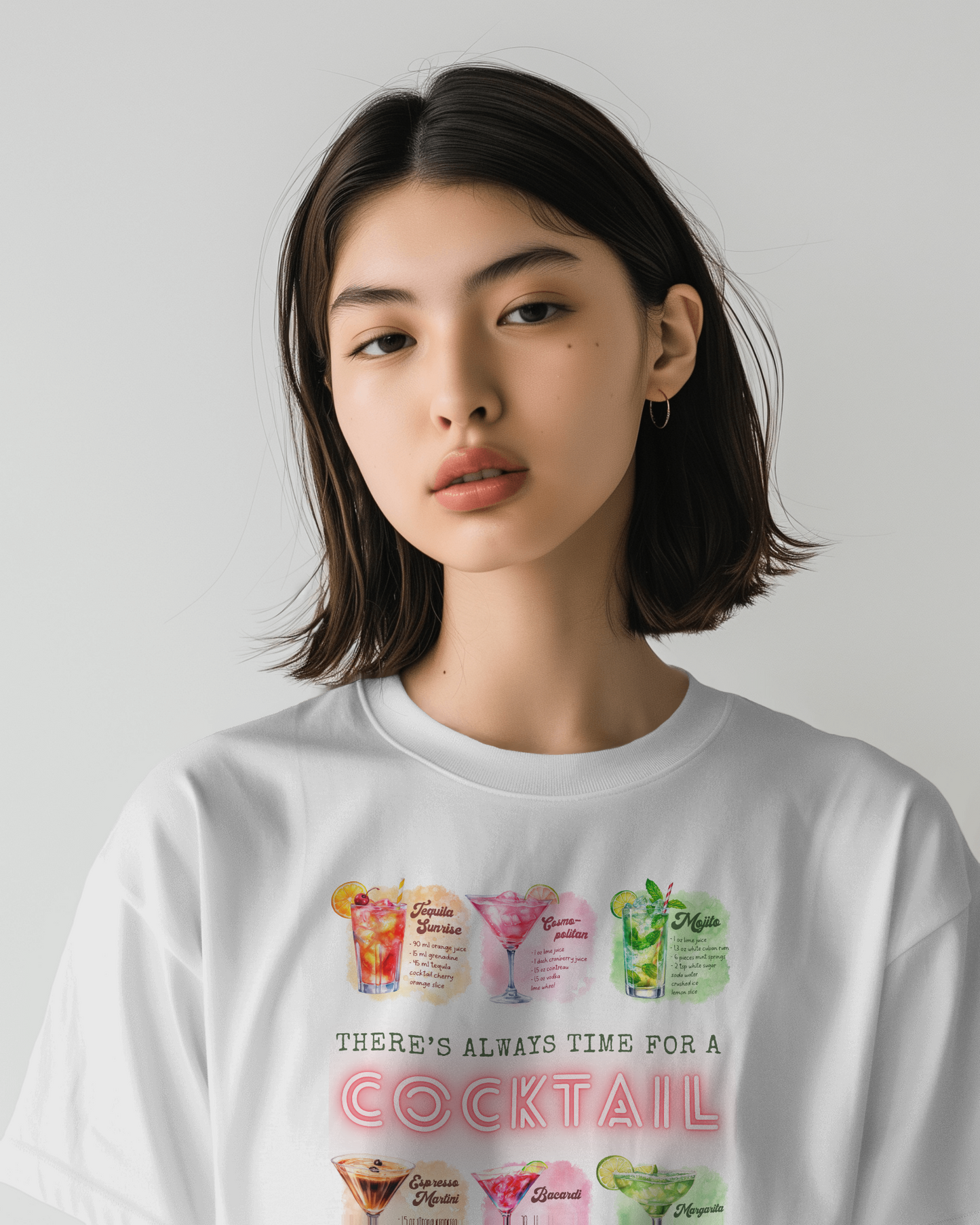 Cocktail Recipe Unisex Short Sleeve Tee - Perfect for Parties and Summer Fun!