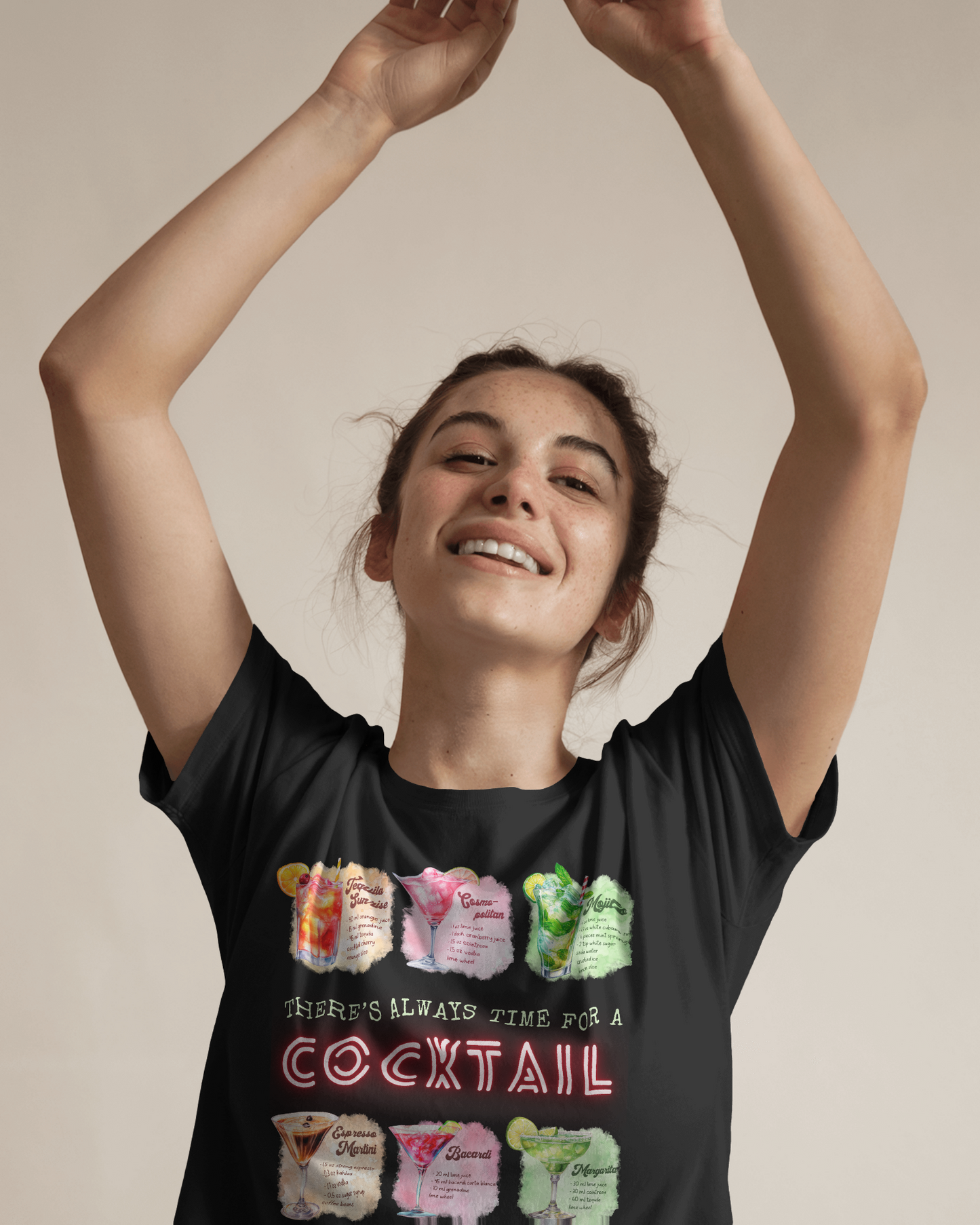 Cocktail Recipe Unisex Short Sleeve Tee - Perfect for Parties and Summer Fun!