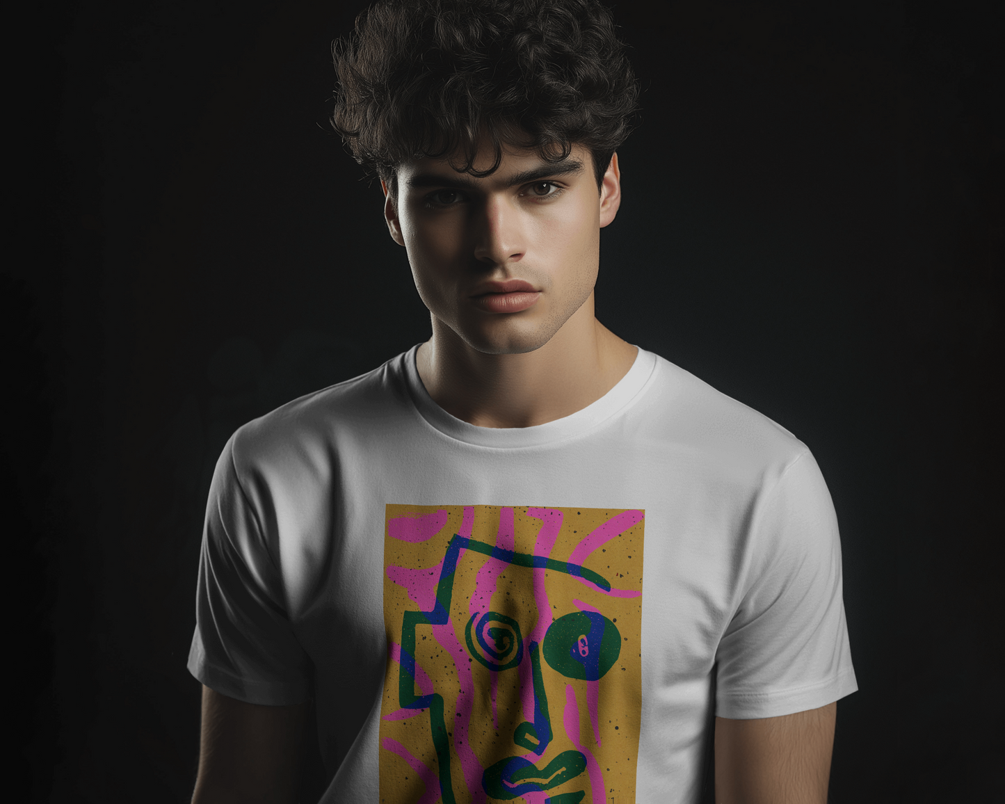 Abstract Art Graphic Tee - Vibrant Unisex Jersey Short Sleeve T-Shirt