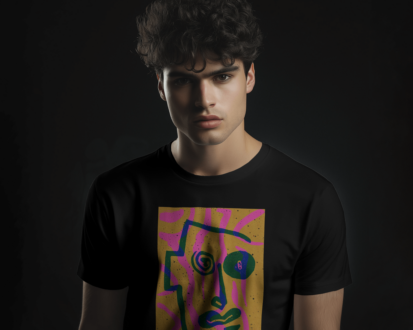 Abstract Art Graphic Tee - Vibrant Unisex Jersey Short Sleeve T-Shirt
