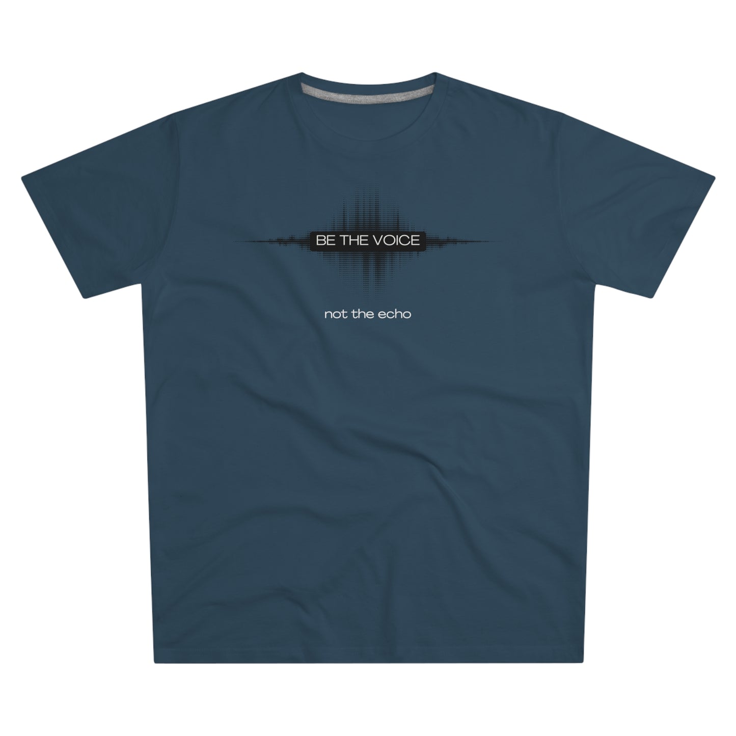 Be the Voice Men's Tee, Motivation T-Shirt, Inspirational Gift, Music Lover Apparel, Graphic Tee for Everyday Wear, Unique Statement Shirt