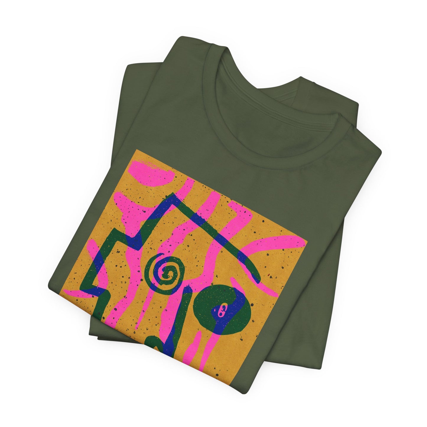 Abstract Art Graphic Tee - Vibrant Unisex Jersey Short Sleeve T-Shirt