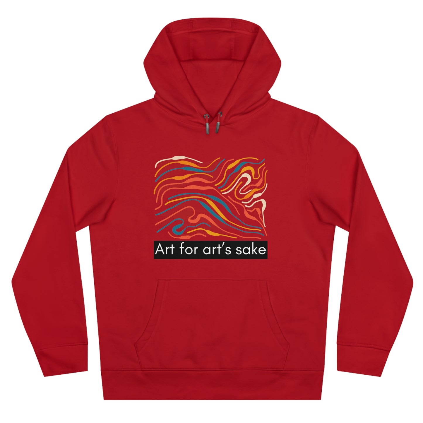 King Hooded Sweatshirt - Artistic Vibes for Creatives