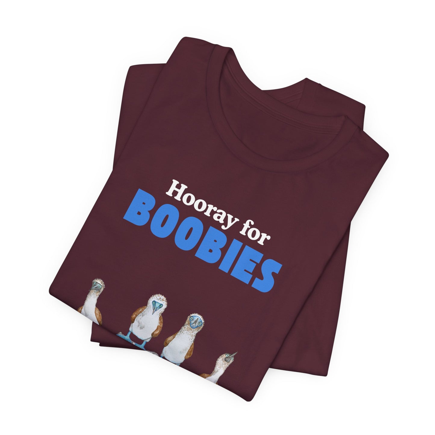 Hooray for Boobies Unisex Jersey Tee - Fun Casual Wear for a Playful Spirit
