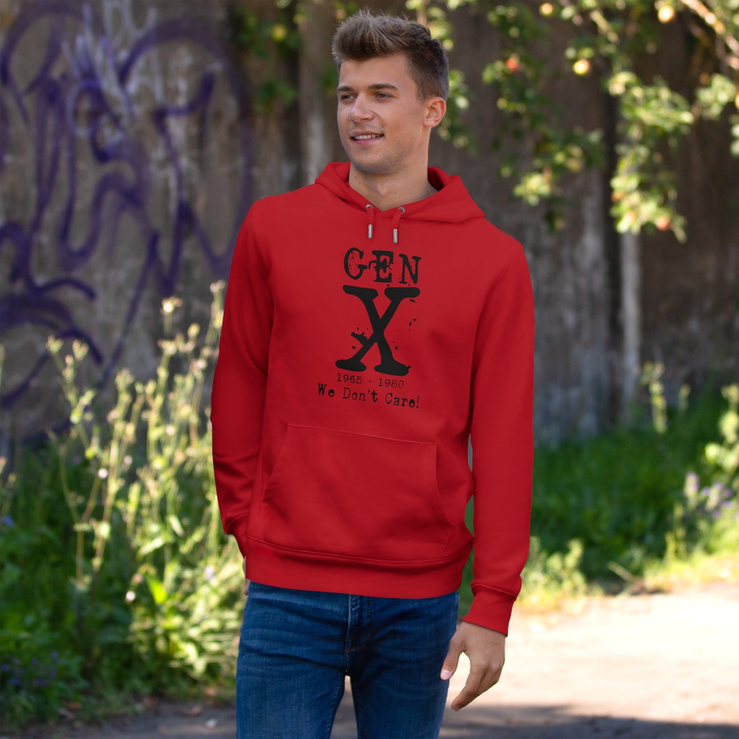 Gen X Hooded Sweatshirt - Retro Style 1965-1980