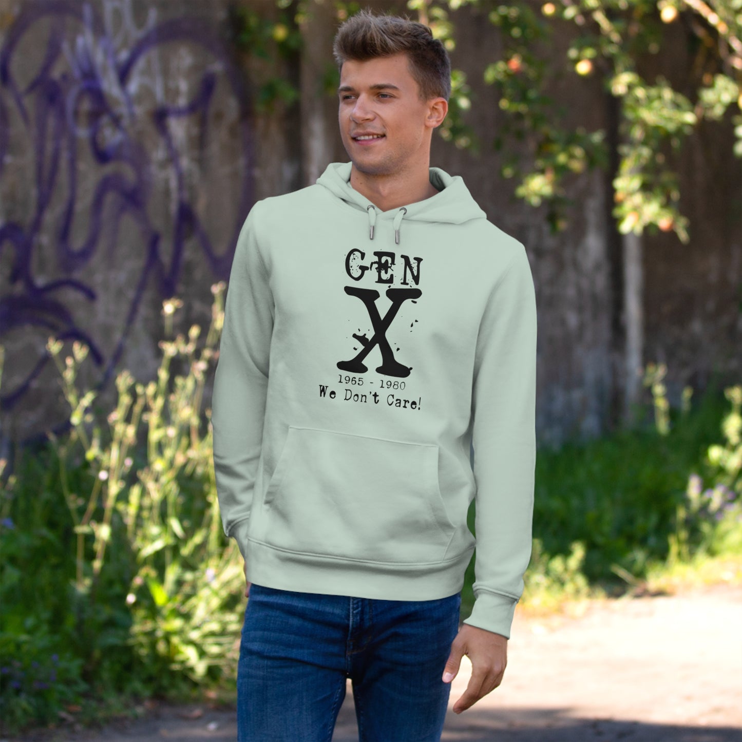 Gen X Hooded Sweatshirt - Retro Style 1965-1980