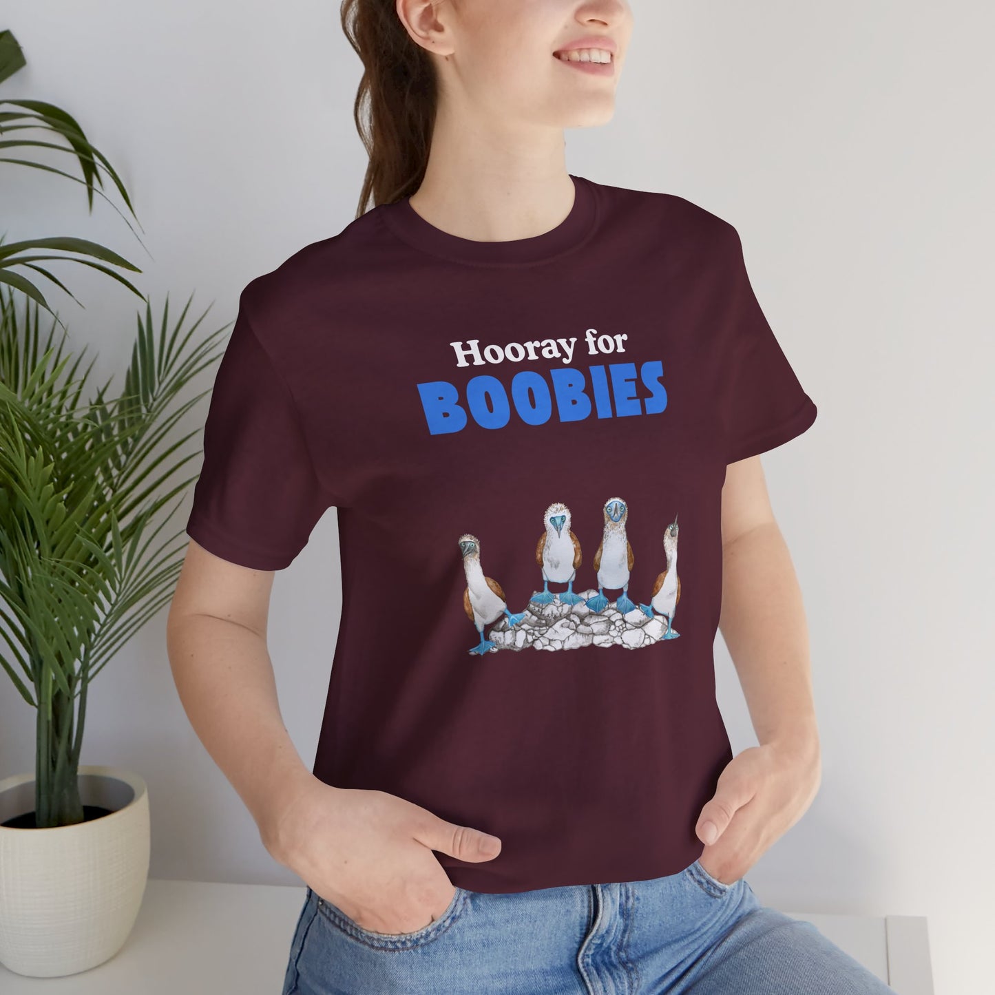 Hooray for Boobies Unisex Jersey Tee - Fun Casual Wear for a Playful Spirit