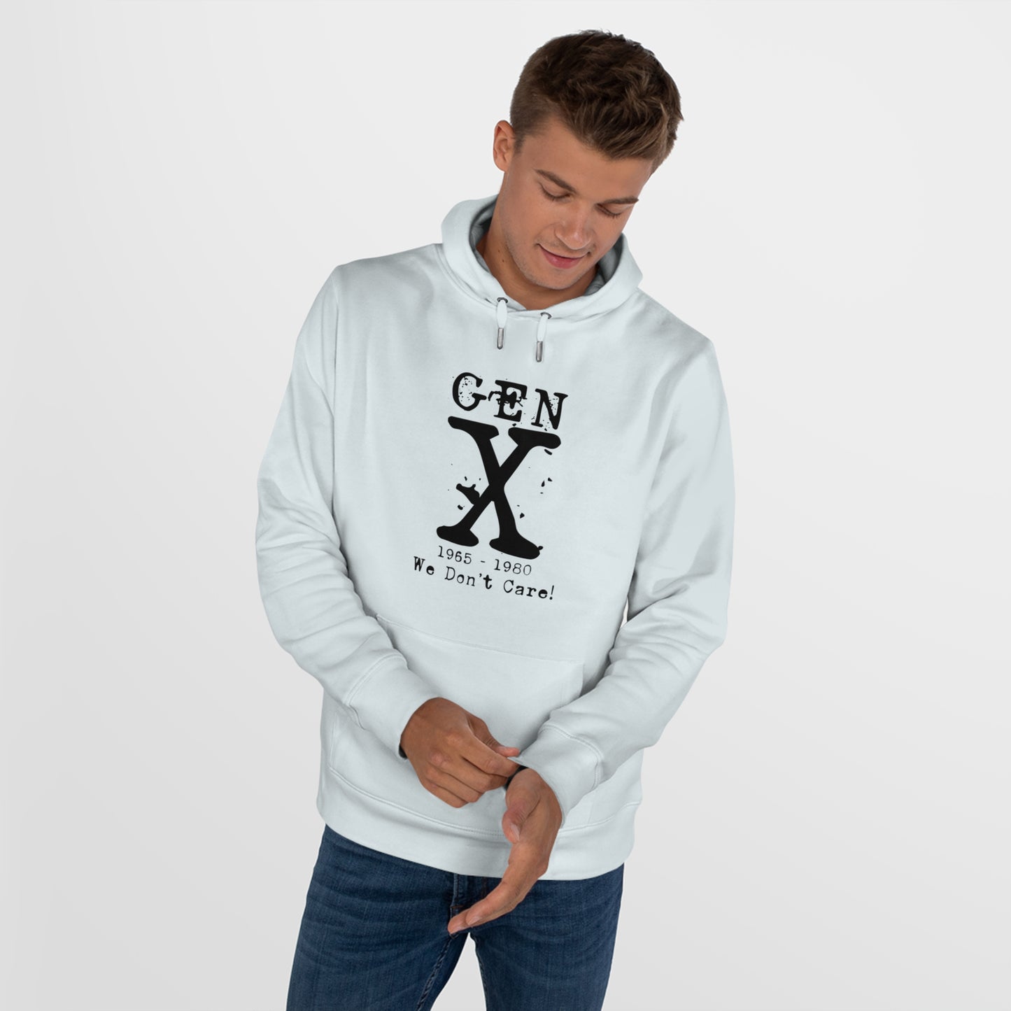 Gen X Hooded Sweatshirt - Retro Style 1965-1980