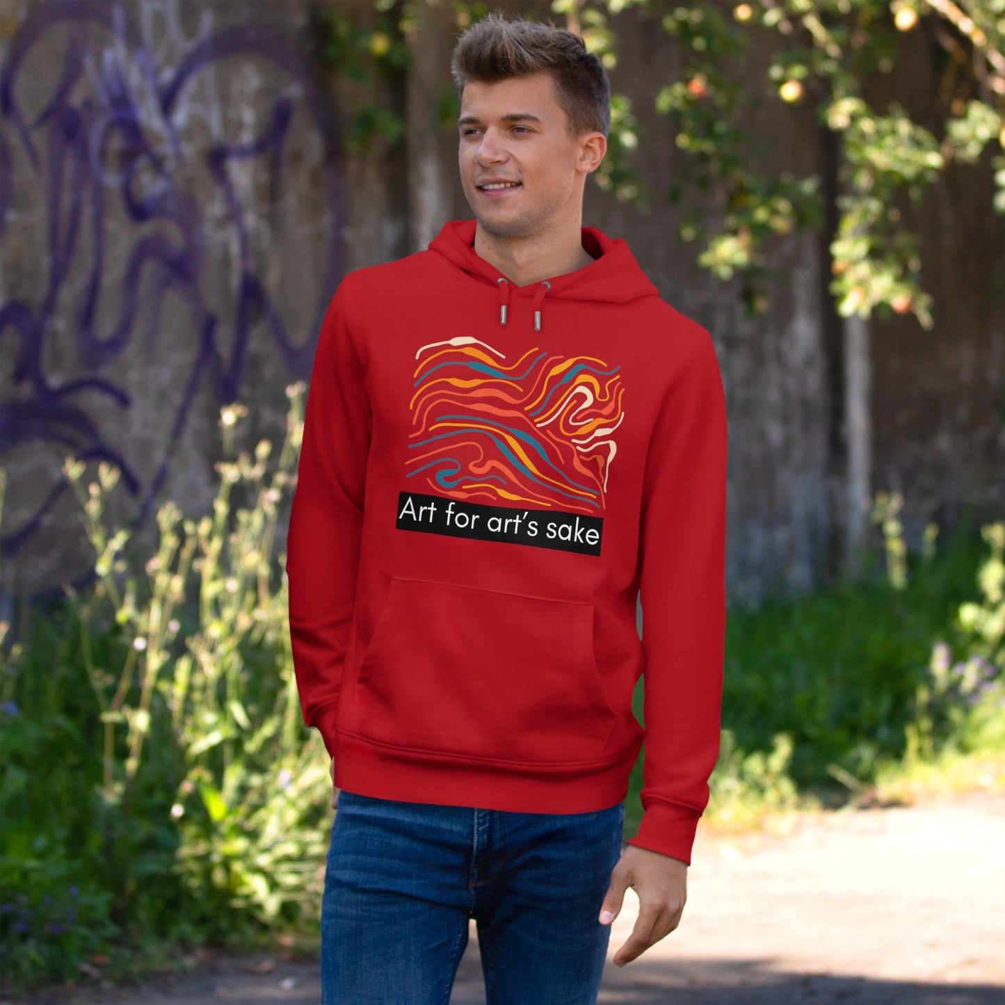 King Hooded Sweatshirt - Artistic Vibes for Creatives
