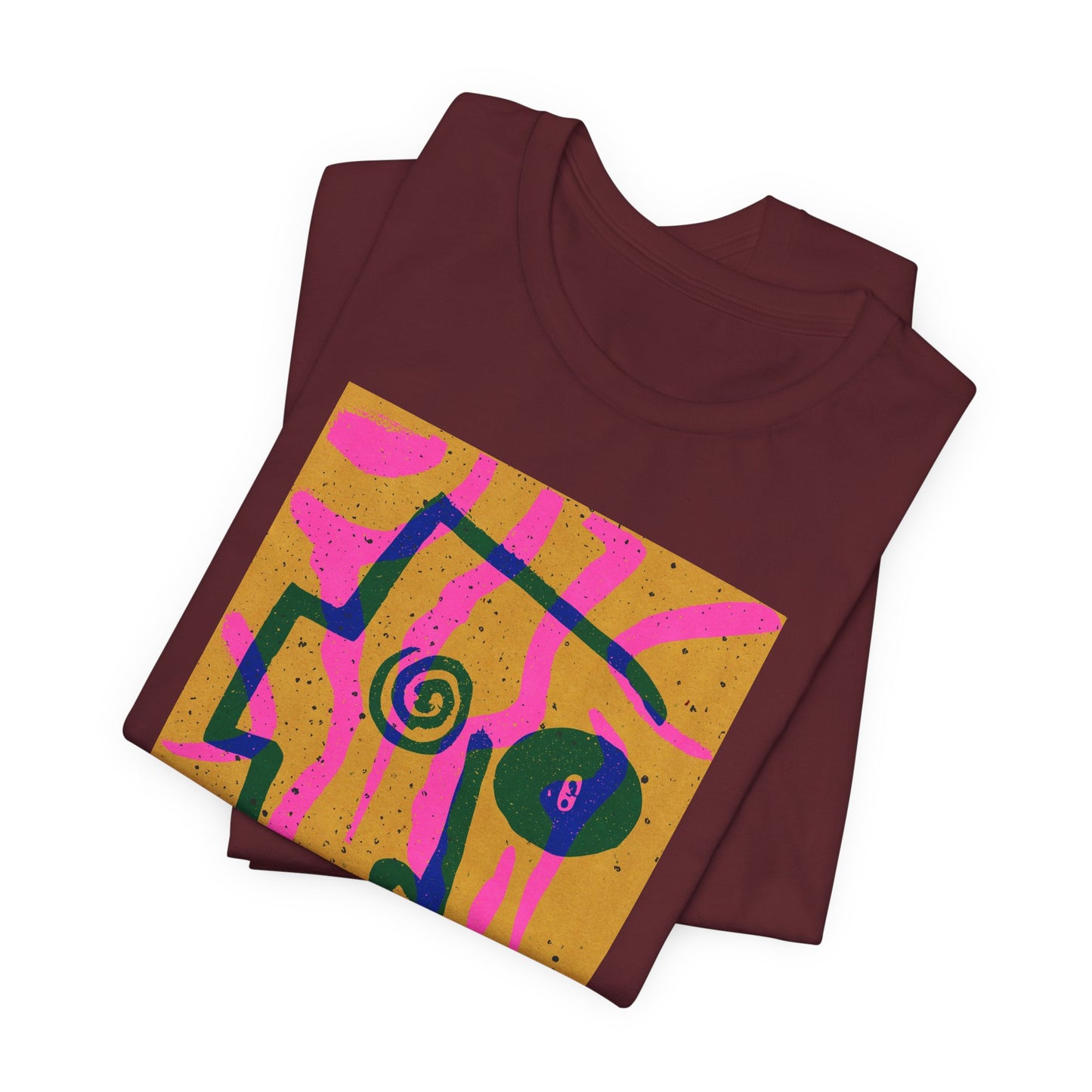 Abstract Art Graphic Tee - Vibrant Unisex Jersey Short Sleeve T-Shirt