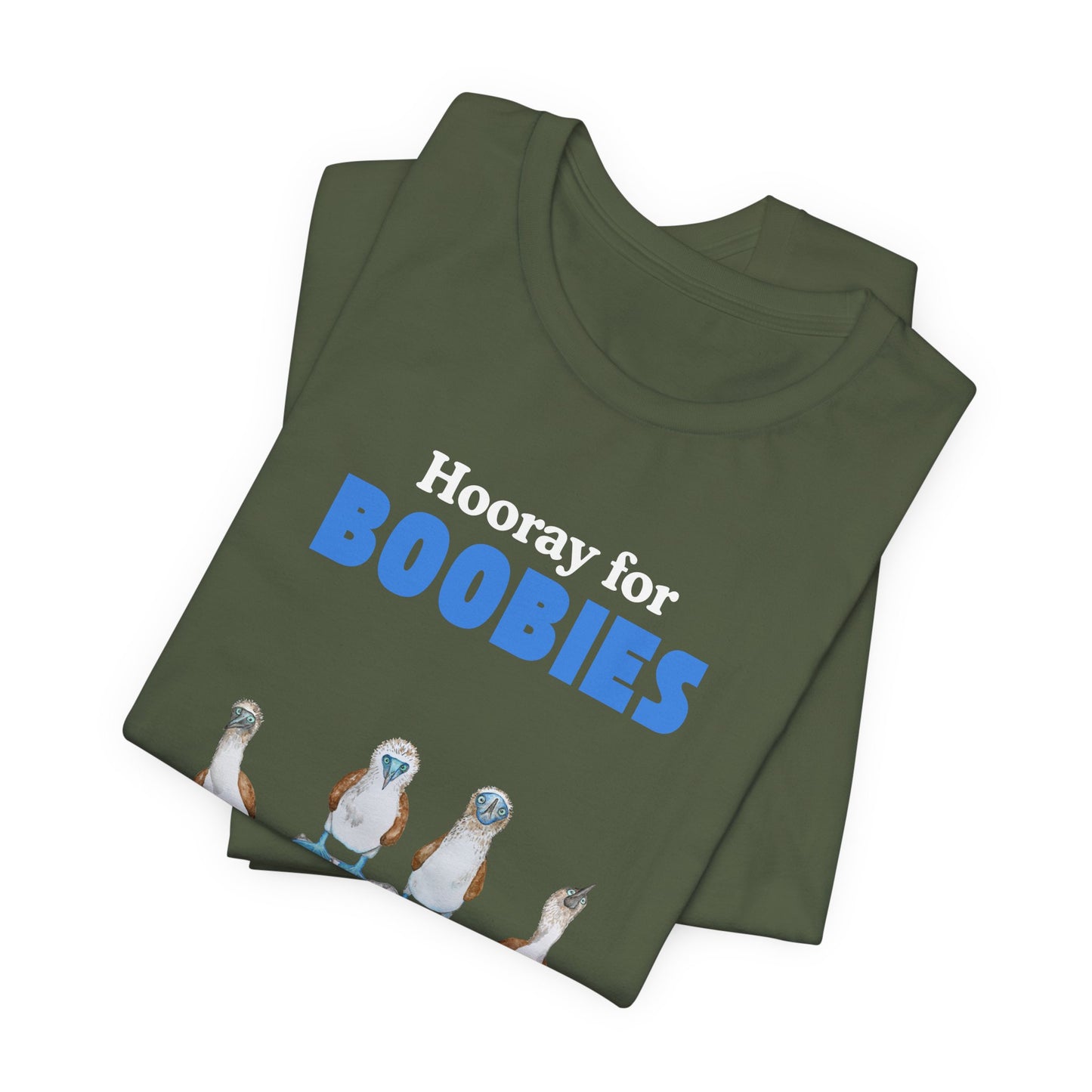 Hooray for Boobies Unisex Jersey Tee - Fun Casual Wear for a Playful Spirit
