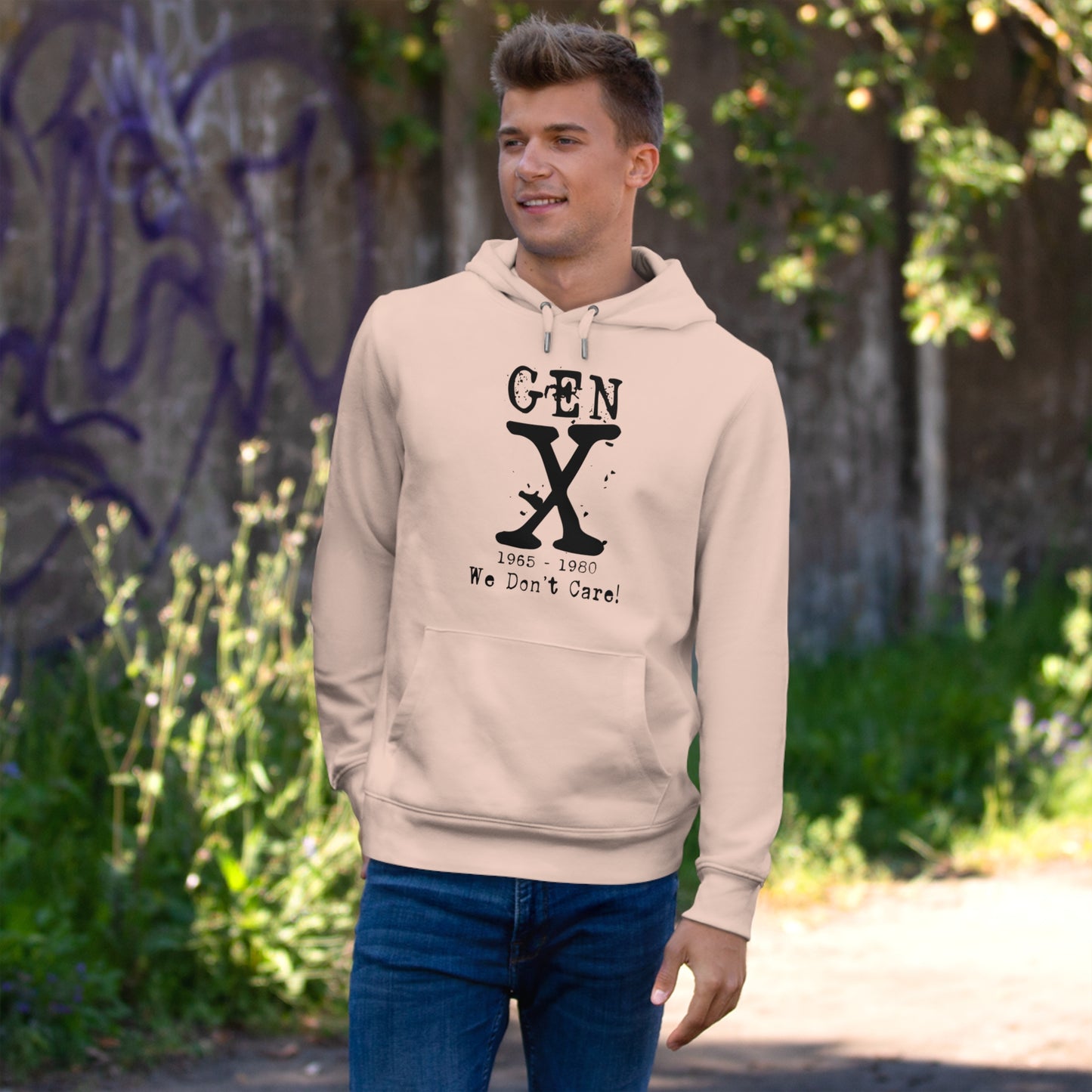 Gen X Hooded Sweatshirt - Retro Style 1965-1980