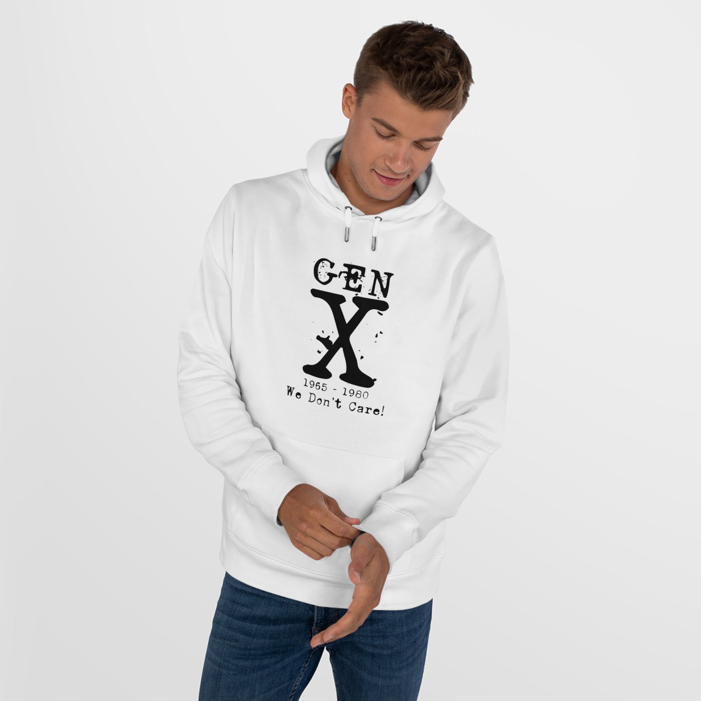 Gen X Hooded Sweatshirt - Retro Style 1965-1980