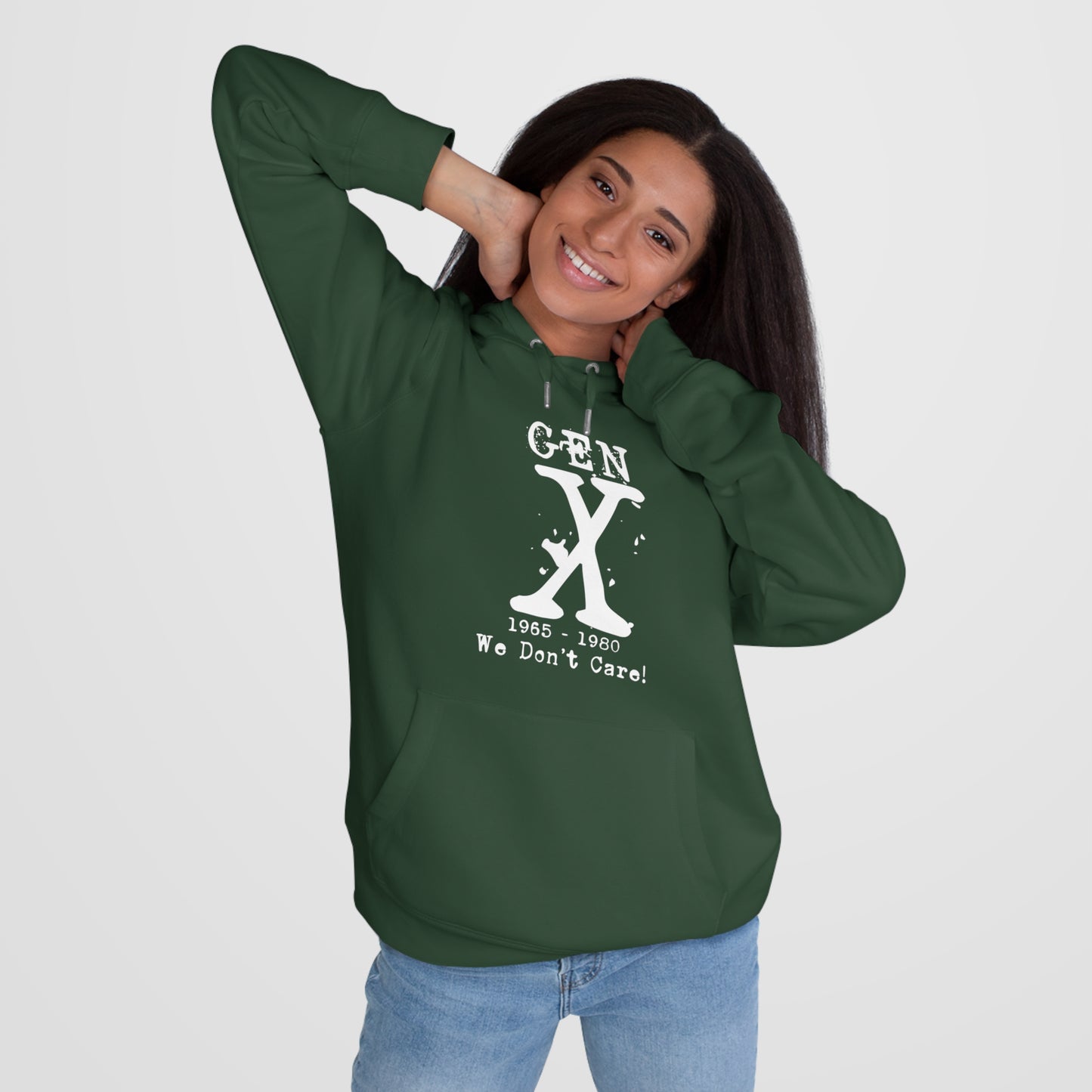 Gen X Hooded Sweatshirt - Retro Style 1965-1980