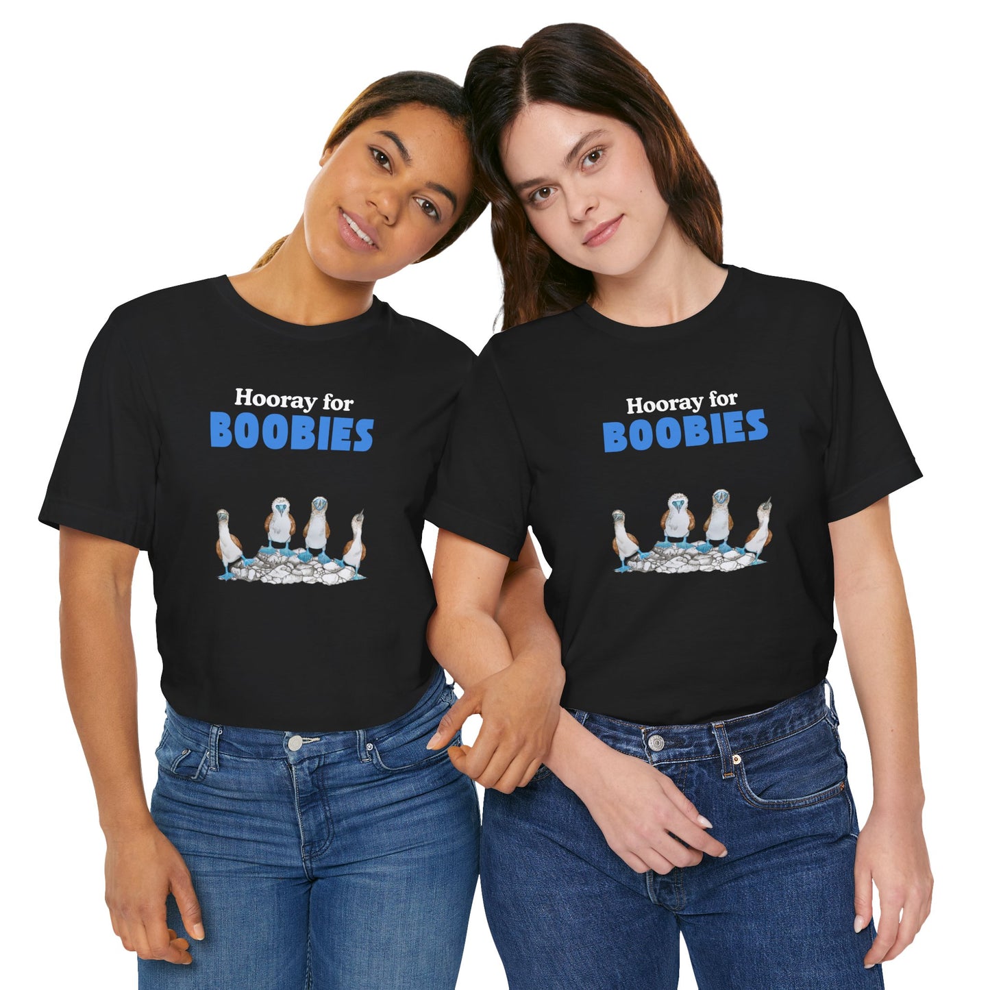Hooray for Boobies Unisex Jersey Tee - Fun Casual Wear for a Playful Spirit