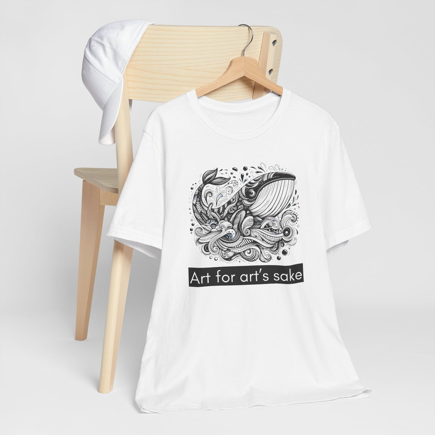 Whale Art Unisex Short Sleeve Tee - 'Art for Art's Sake'
