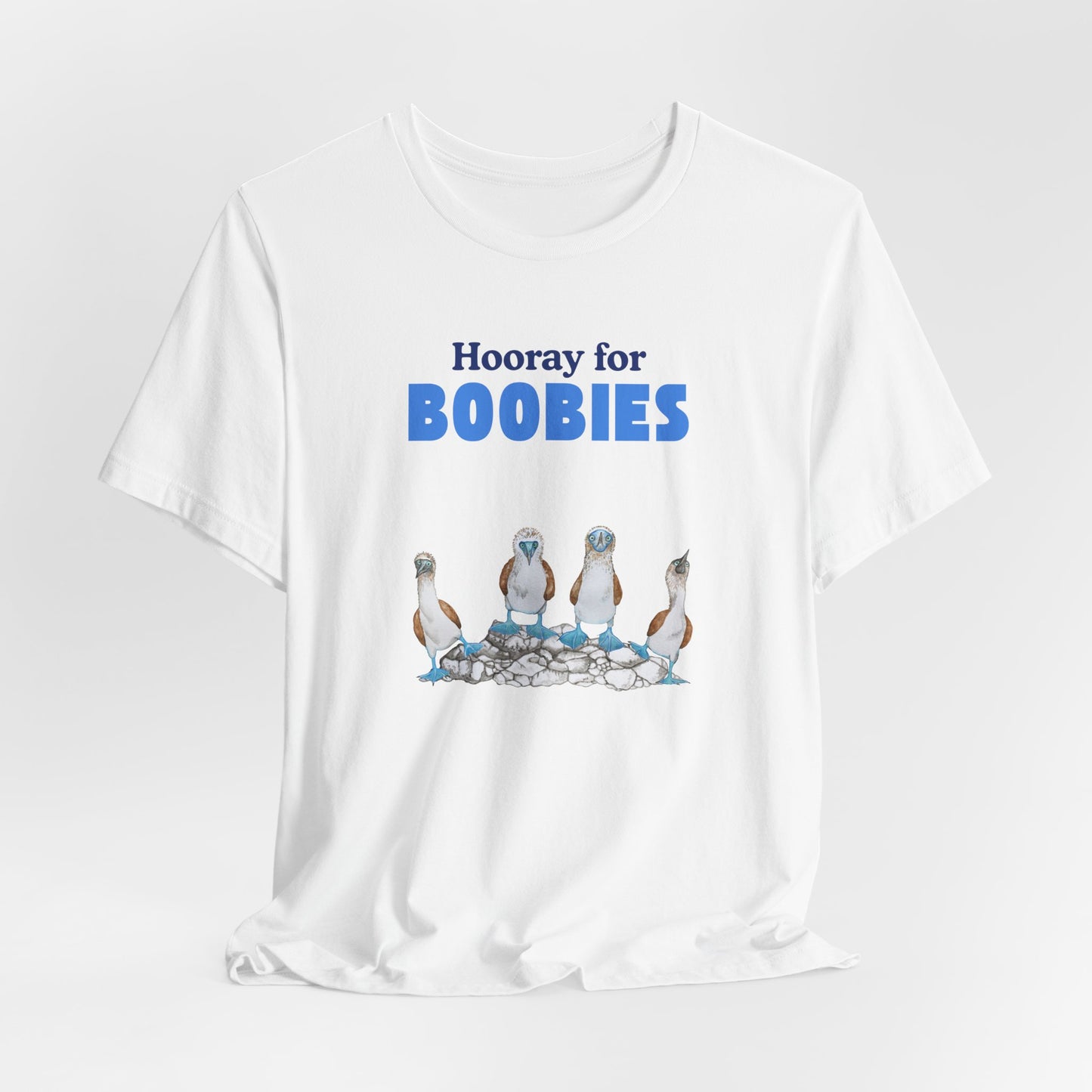 Hooray for Boobies Unisex Jersey Tee - Fun Casual Wear for a Playful Spirit