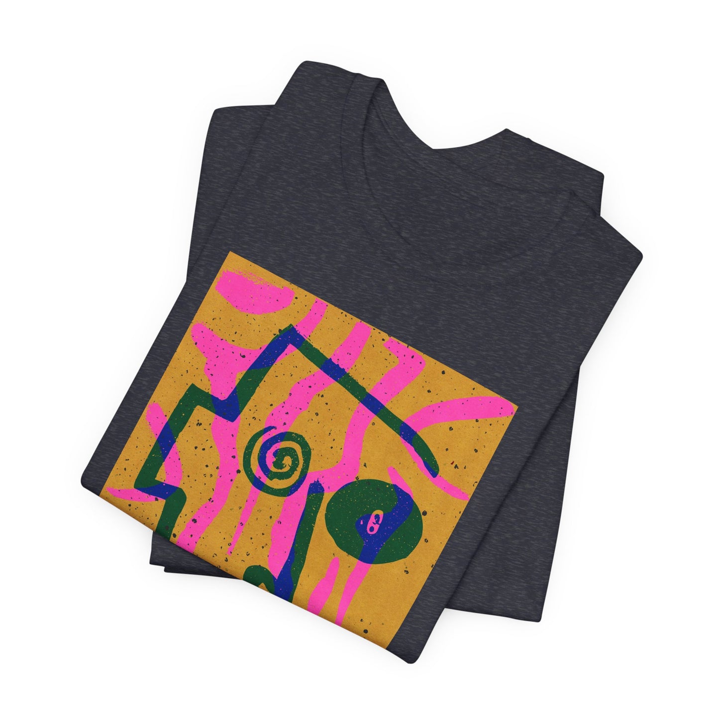Abstract Art Graphic Tee - Vibrant Unisex Jersey Short Sleeve T-Shirt