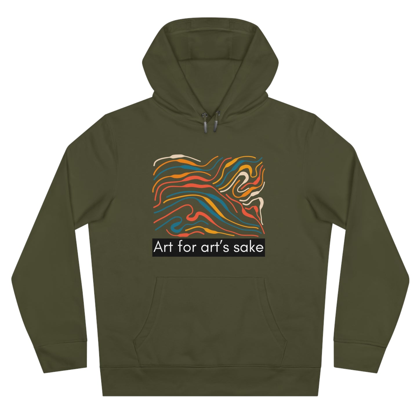 King Hooded Sweatshirt - Artistic Vibes for Creatives