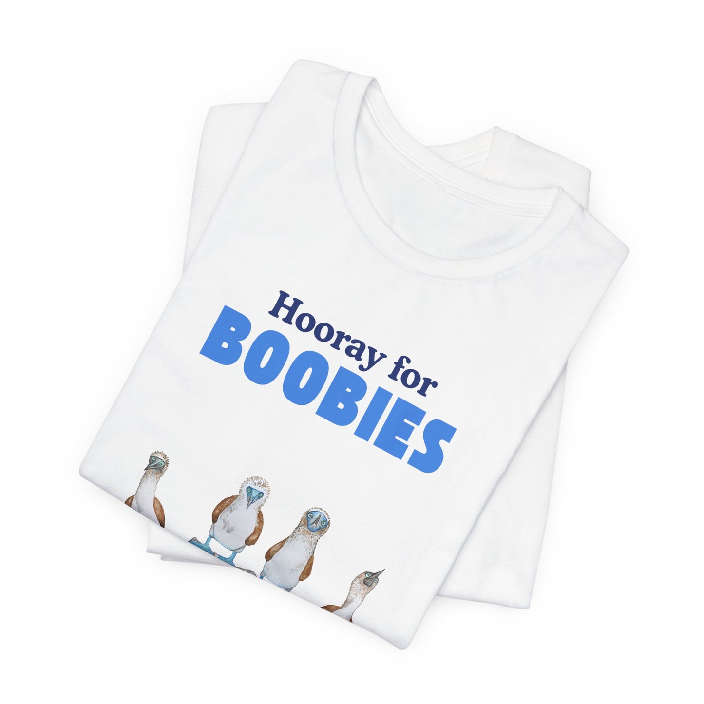 Hooray for Boobies Unisex Jersey Tee - Fun Casual Wear for a Playful Spirit