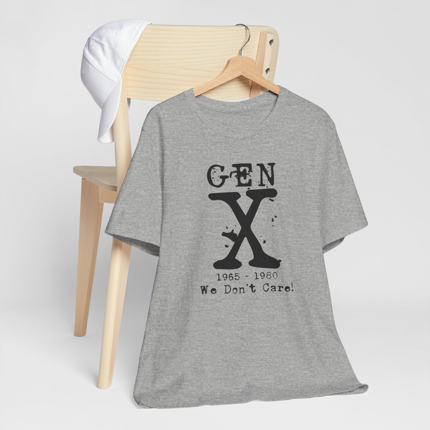 Gen X Unisex Short Sleeve Tee - Retro Style 1965-1980 Graphic Shirt