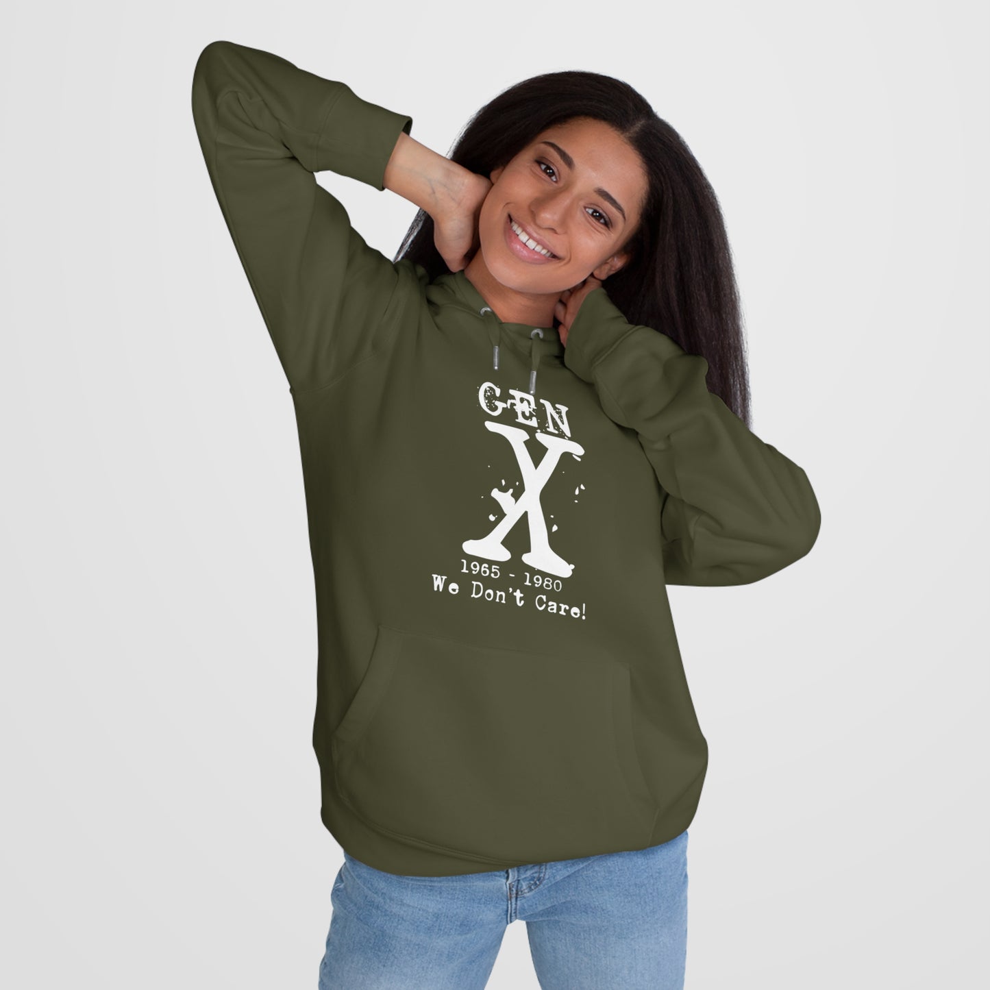 Gen X Hooded Sweatshirt - Retro Style 1965-1980