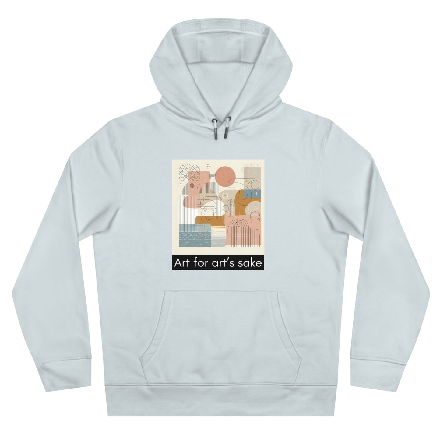 Art for Art's Sake King Hooded Sweatshirt - Cozy Artistic Fashion for Creatives