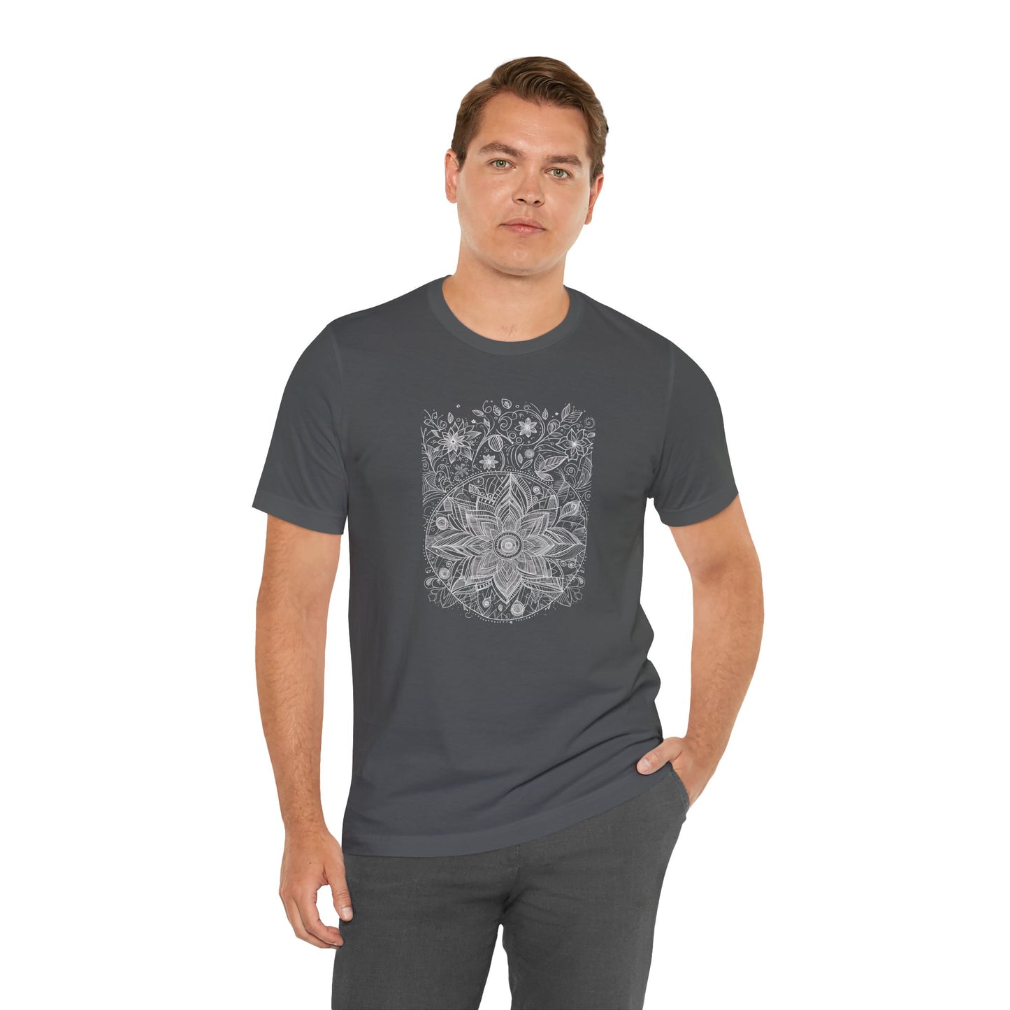 Unisex Mandala Tee, Tee shirt, T shirt, Unisex, Graphic Tee, Boho Chic