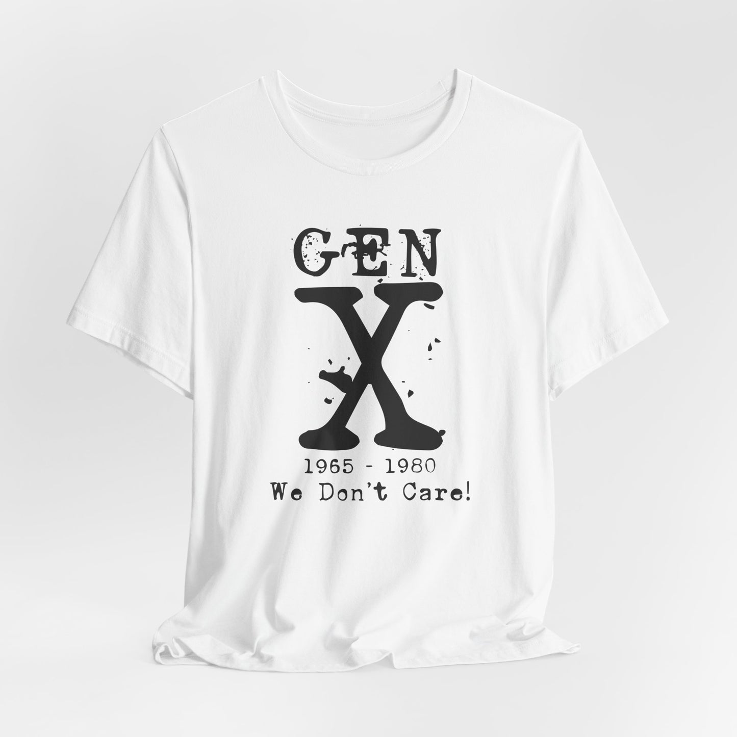 Gen X Unisex Short Sleeve Tee - Retro Style 1965-1980 Graphic Shirt