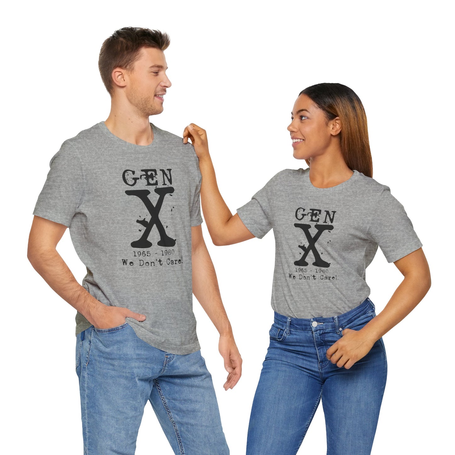 Gen X Unisex Short Sleeve Tee - Retro Style 1965-1980 Graphic Shirt