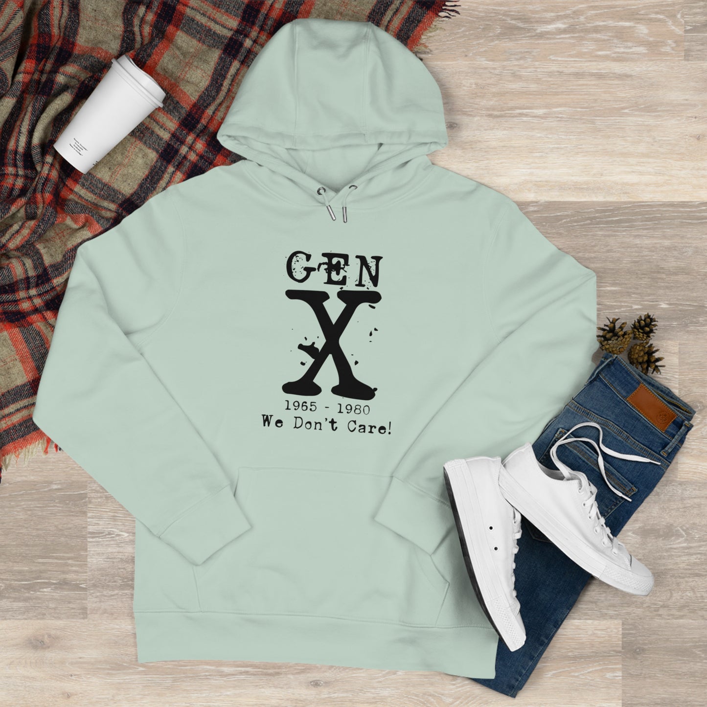 Gen X Hooded Sweatshirt - Retro Style 1965-1980