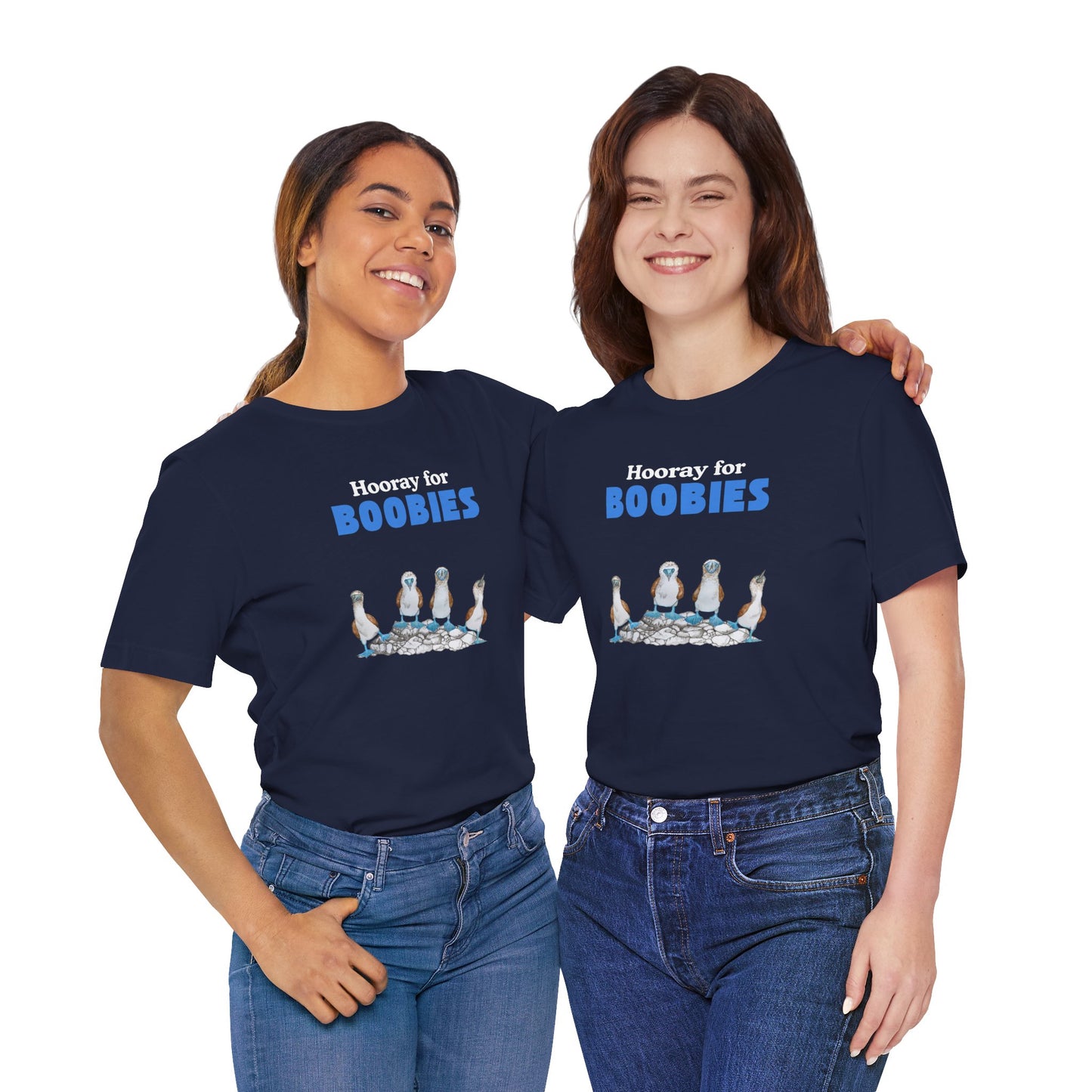 Hooray for Boobies Unisex Jersey Tee - Fun Casual Wear for a Playful Spirit