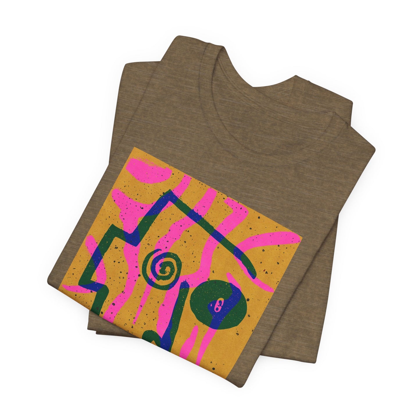 Abstract Art Graphic Tee - Vibrant Unisex Jersey Short Sleeve T-Shirt