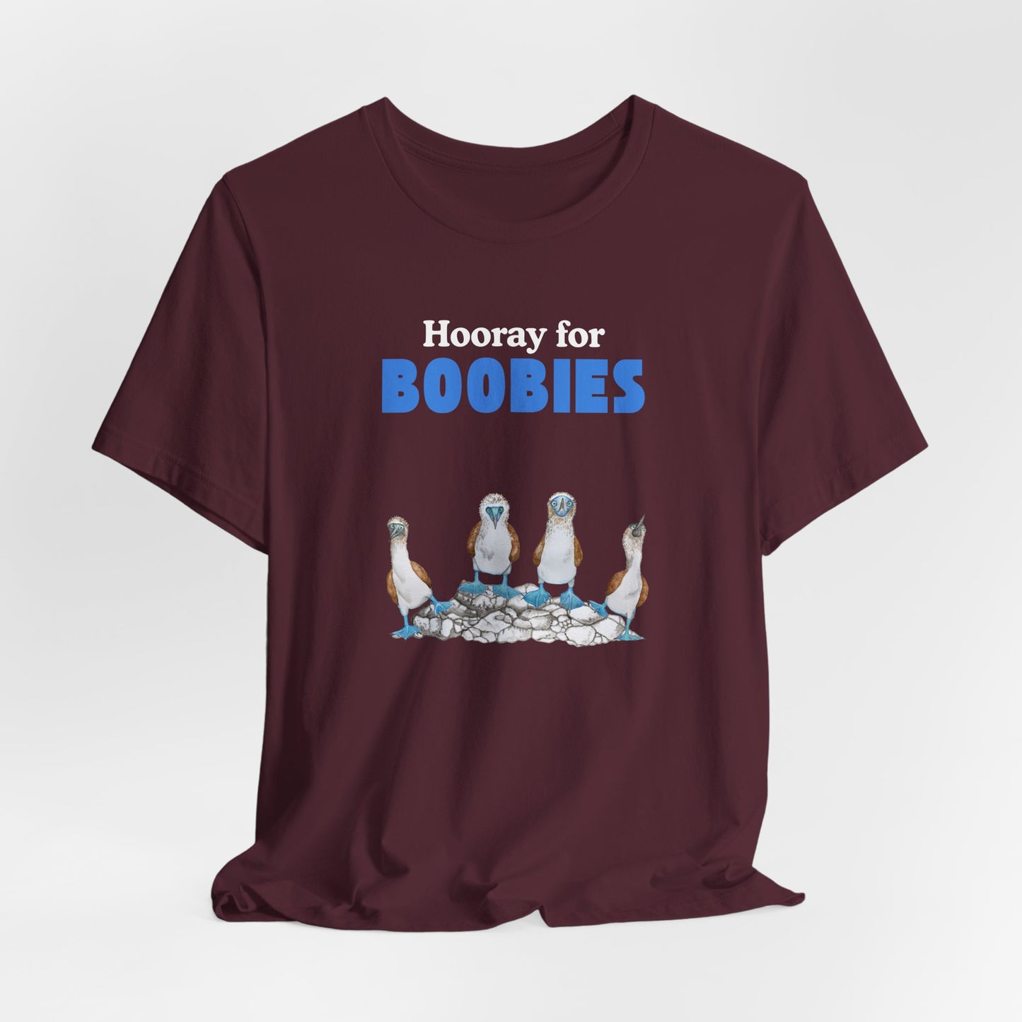 Hooray for Boobies Unisex Jersey Tee - Fun Casual Wear for a Playful Spirit