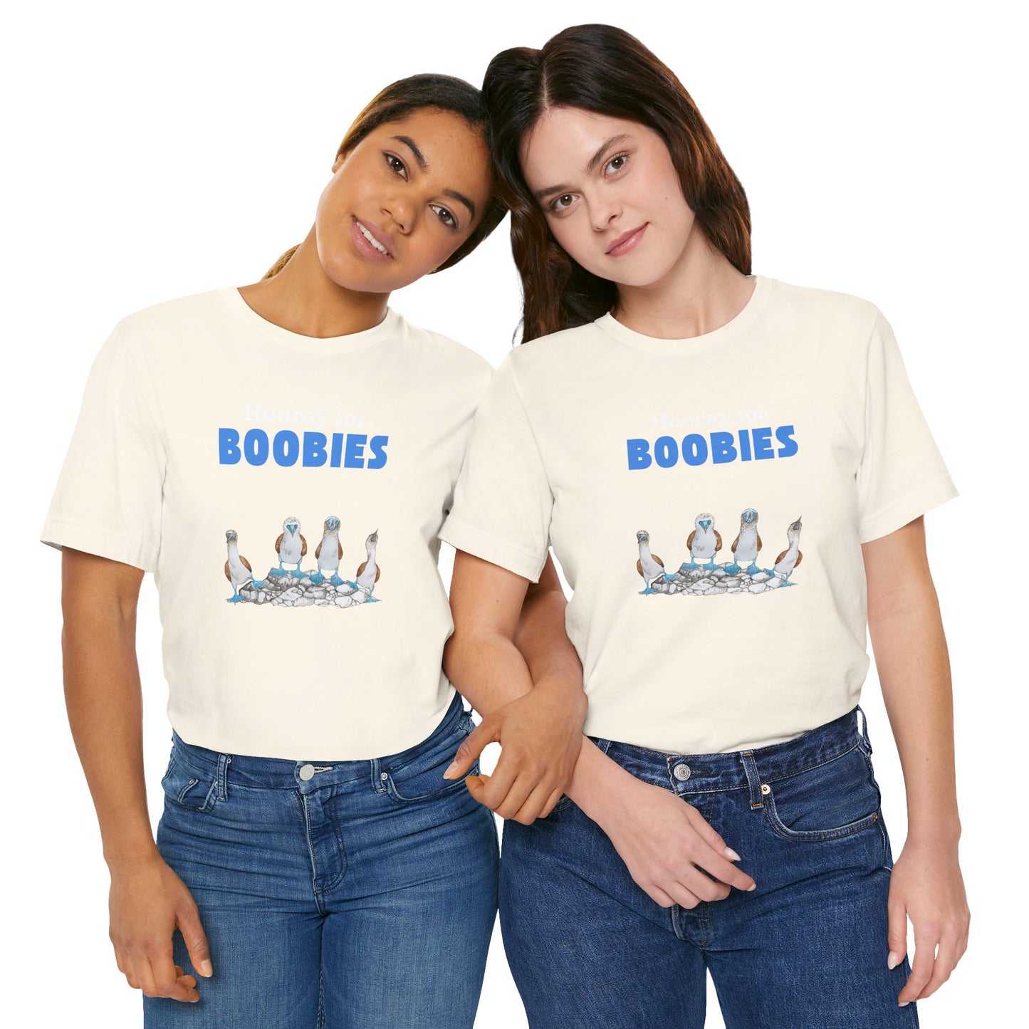 Hooray for Boobies Unisex Jersey Tee - Fun Casual Wear for a Playful Spirit