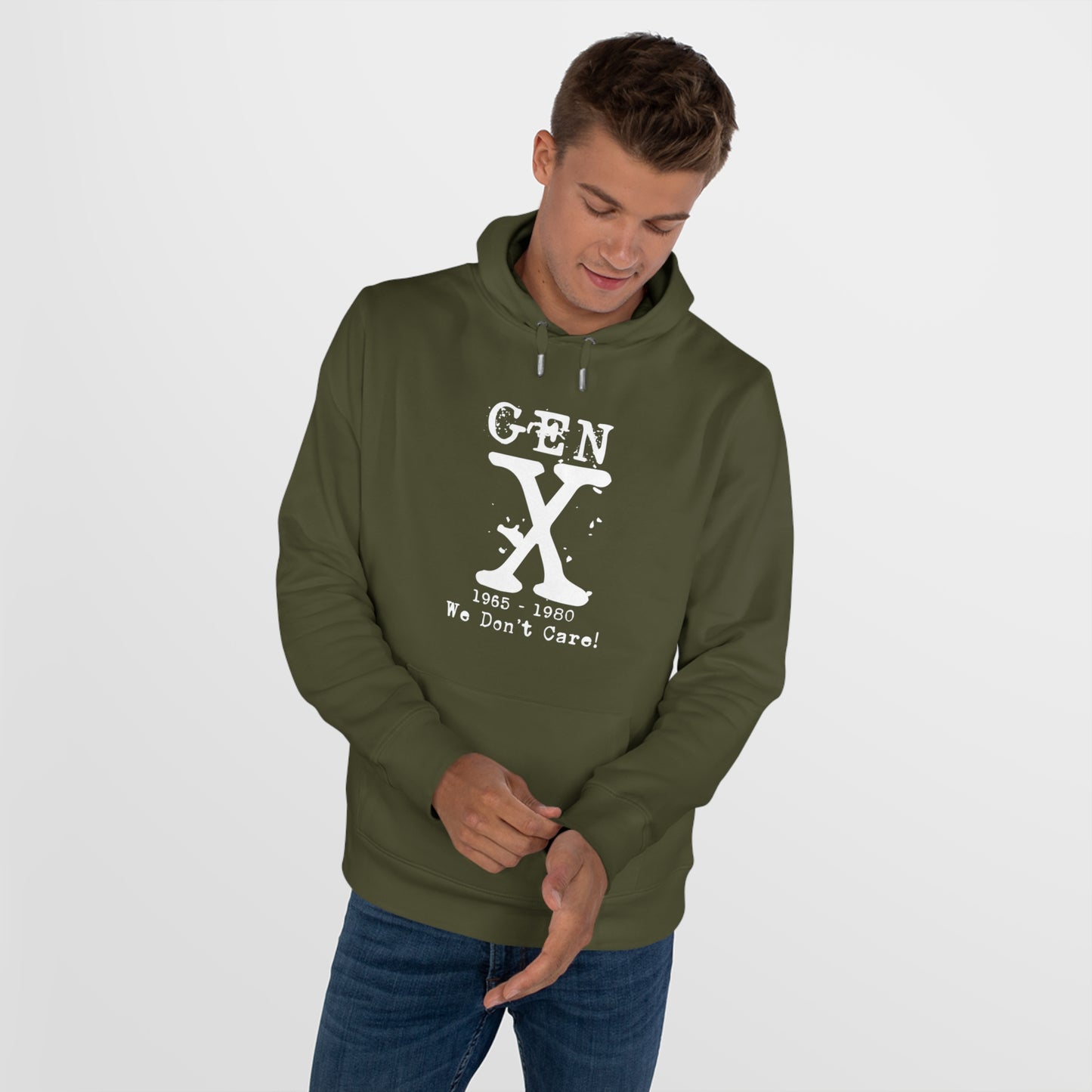 Gen X Hooded Sweatshirt - Retro Style 1965-1980