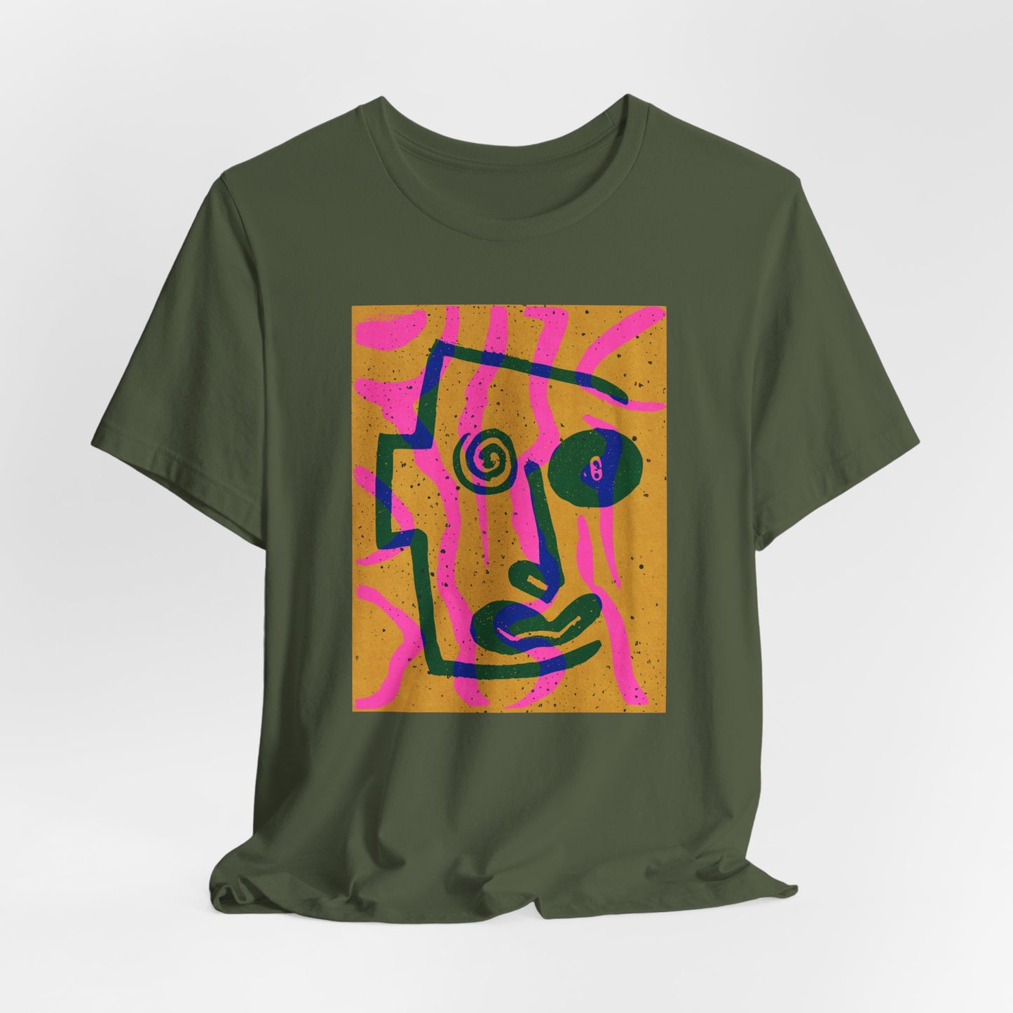 Abstract Art Graphic Tee - Vibrant Unisex Jersey Short Sleeve T-Shirt