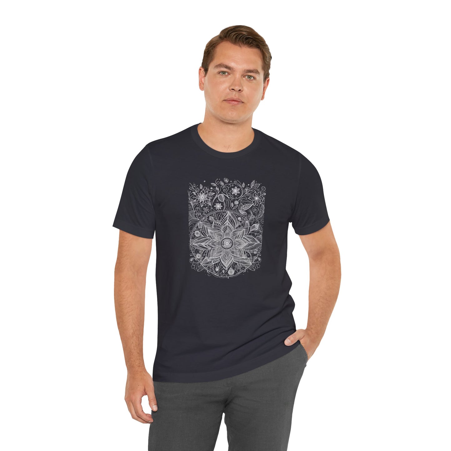 Unisex Mandala Tee, Tee shirt, T shirt, Unisex, Graphic Tee, Boho Chic