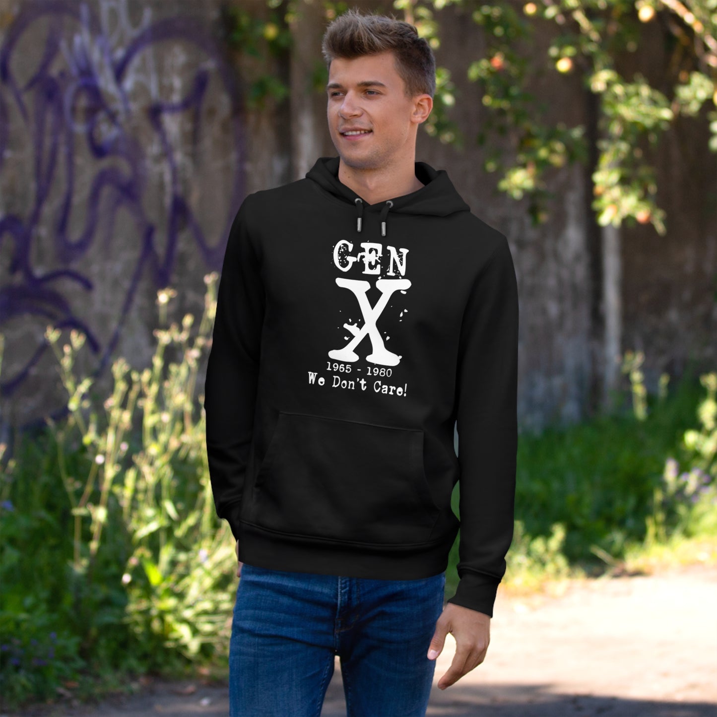 Gen X Hooded Sweatshirt - Retro Style 1965-1980