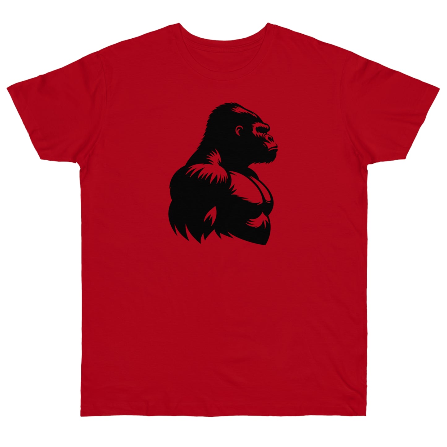 Gorilla Strength T-Shirt - Bold Graphic Tee for Fitness, Animal Lovers, Gym Wear, Unique Gift, Motivation Apparel