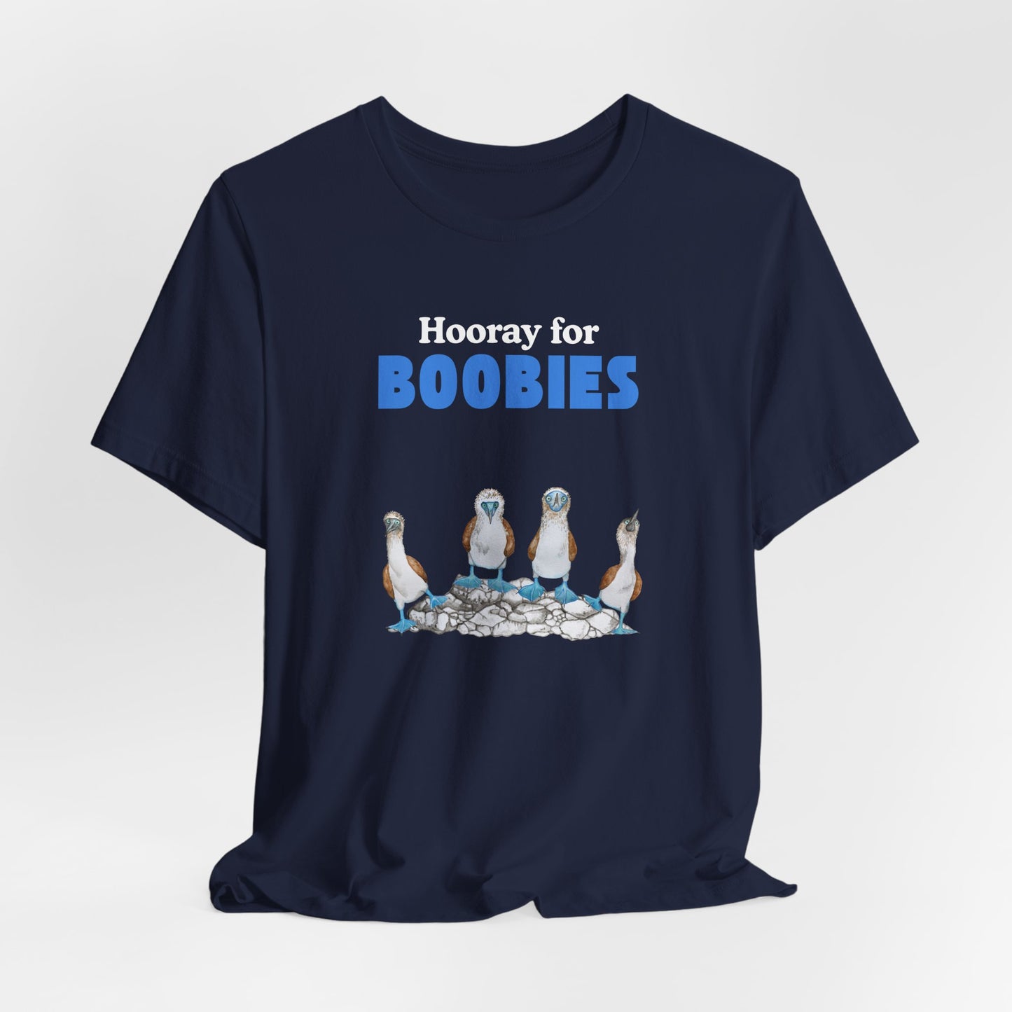 Hooray for Boobies Unisex Jersey Tee - Fun Casual Wear for a Playful Spirit